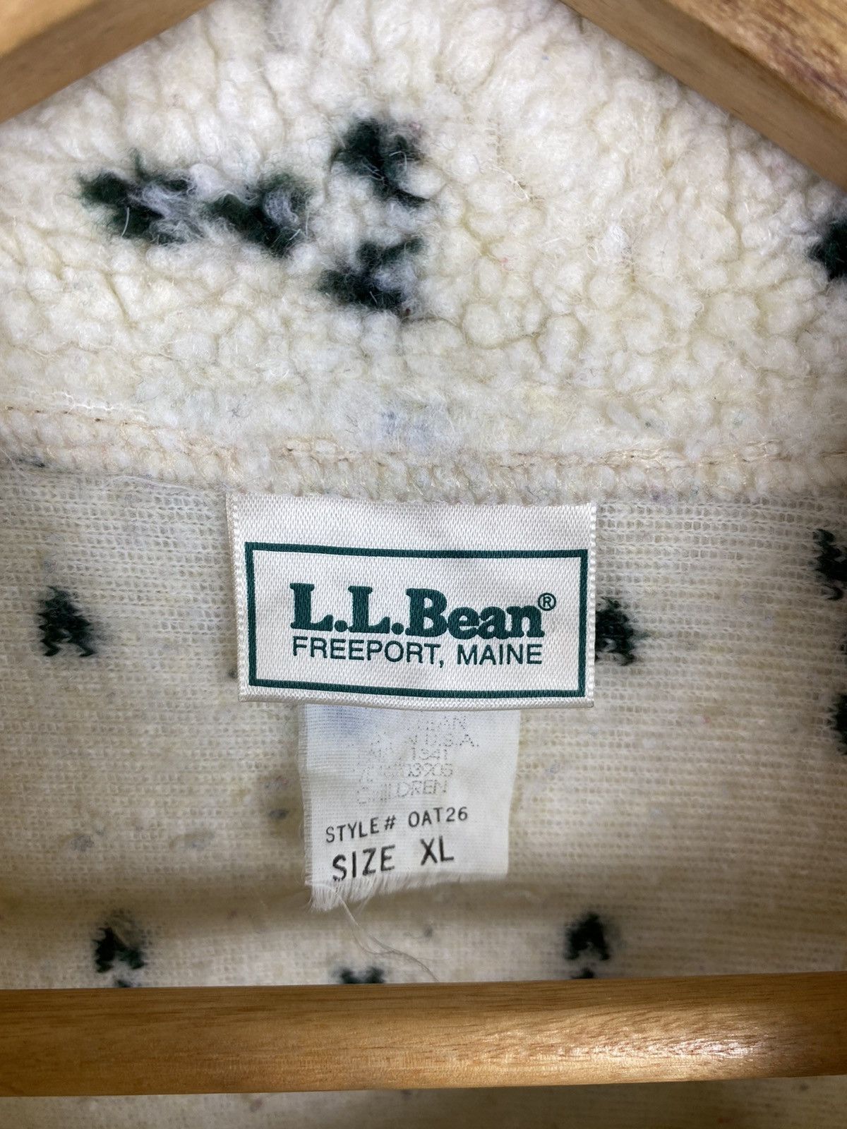 L.L. Bean × Vintage L.L BEAN Outdoor Sportswear Fleece Long Sleeve Jumper Size M / US 6-8 / IT 42-44 - 4 Thumbnail