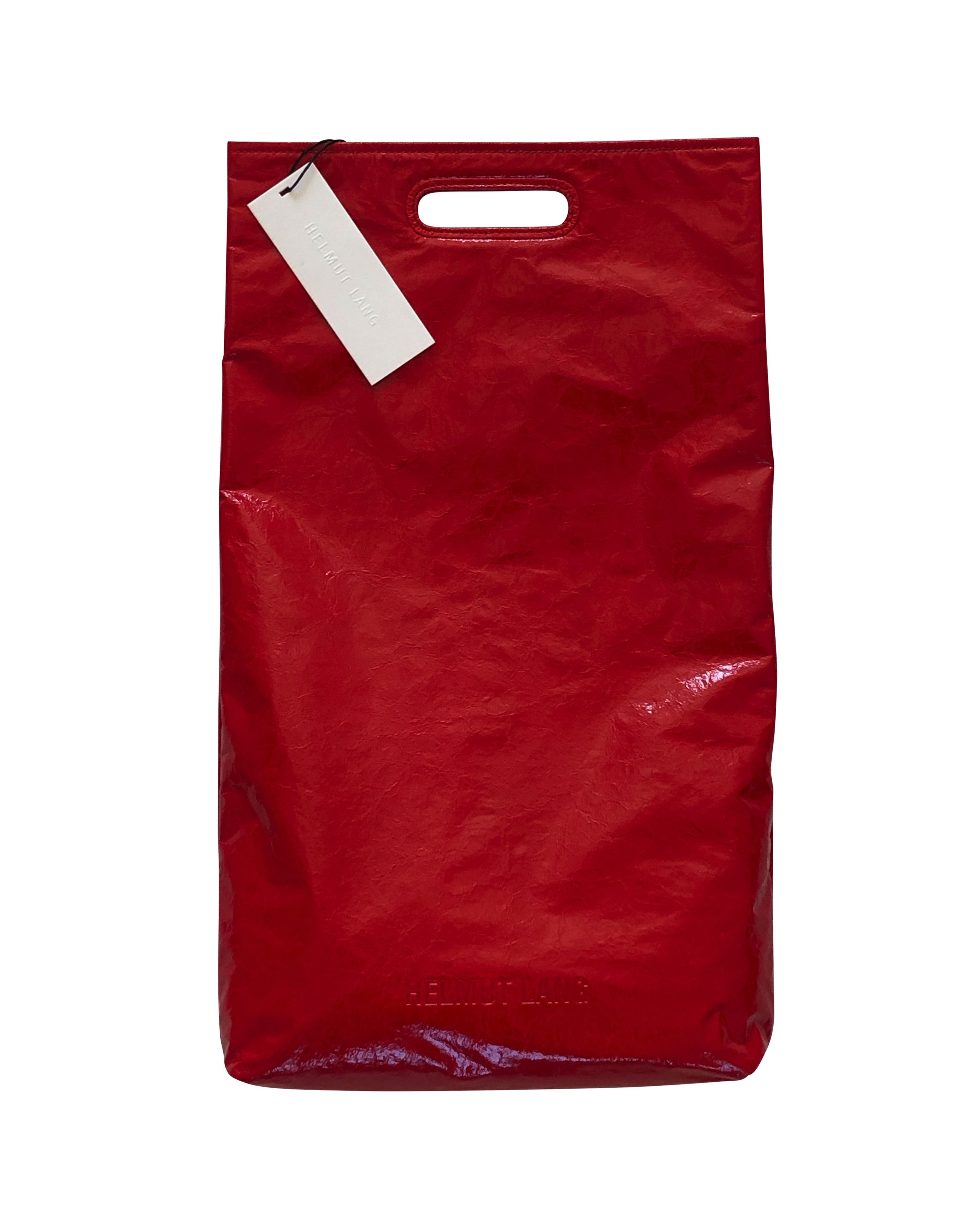 ⚡️QUICK SALE⚡️2017 Helmut Lang Red Patent Leather Bag Tote