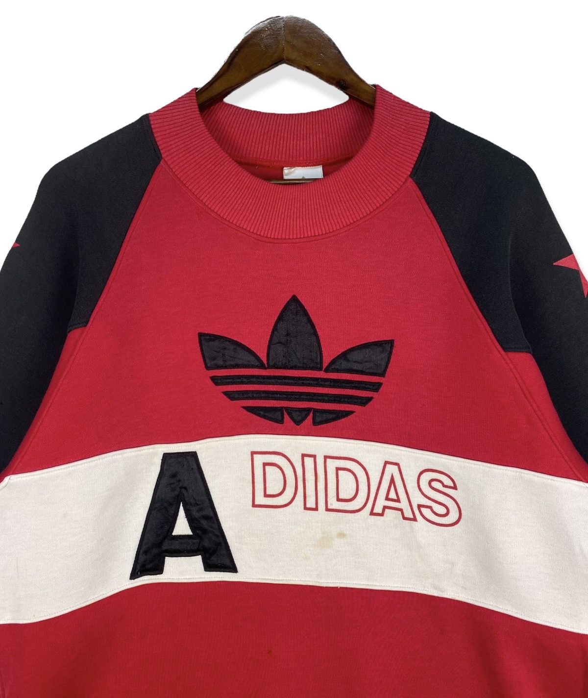 Adidas Vintage 90s Adidas Spellout Sweatshirt Size US XL / EU 56 / 4 - 2 Thumbnail