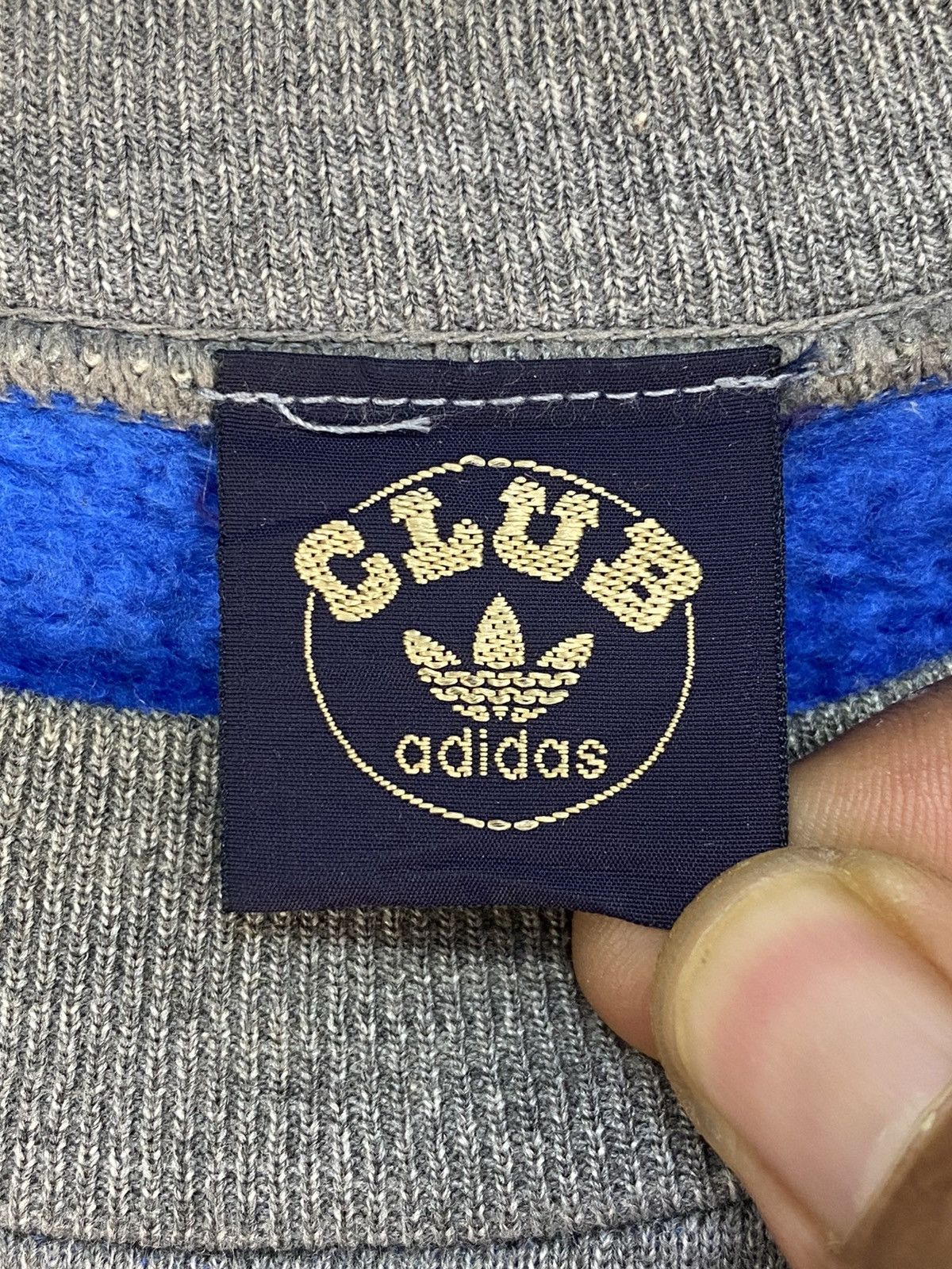 Adidas Vintage 90s Adidas Club Sweatshirt Size US M / EU 48-50 / 2 - 5 Thumbnail