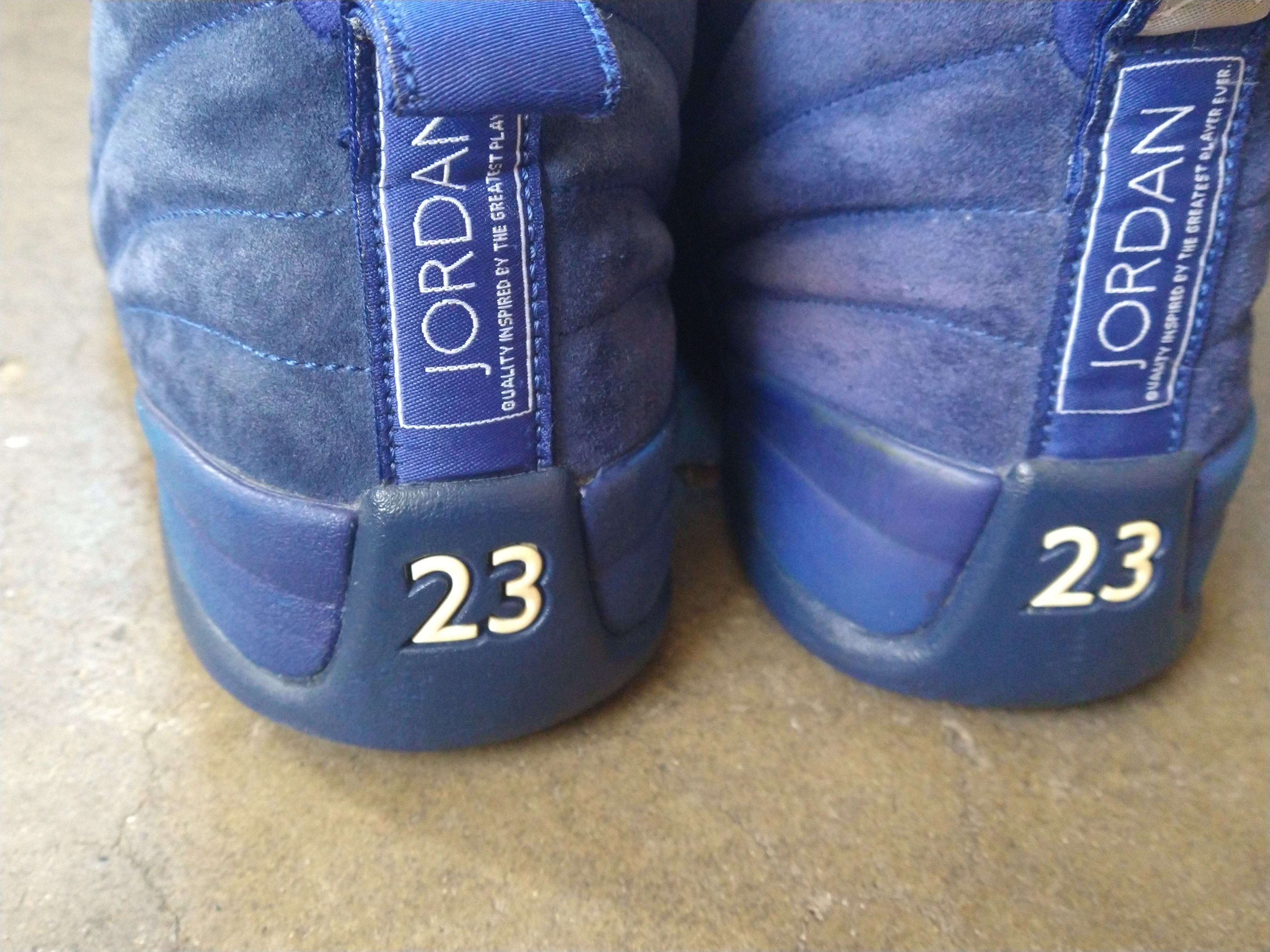 Jordan Brand Nike Air Jordan 12 Retro Deep Royal Blue 10 130690-400 Size US 10 / EU 43 - 14 Thumbnail