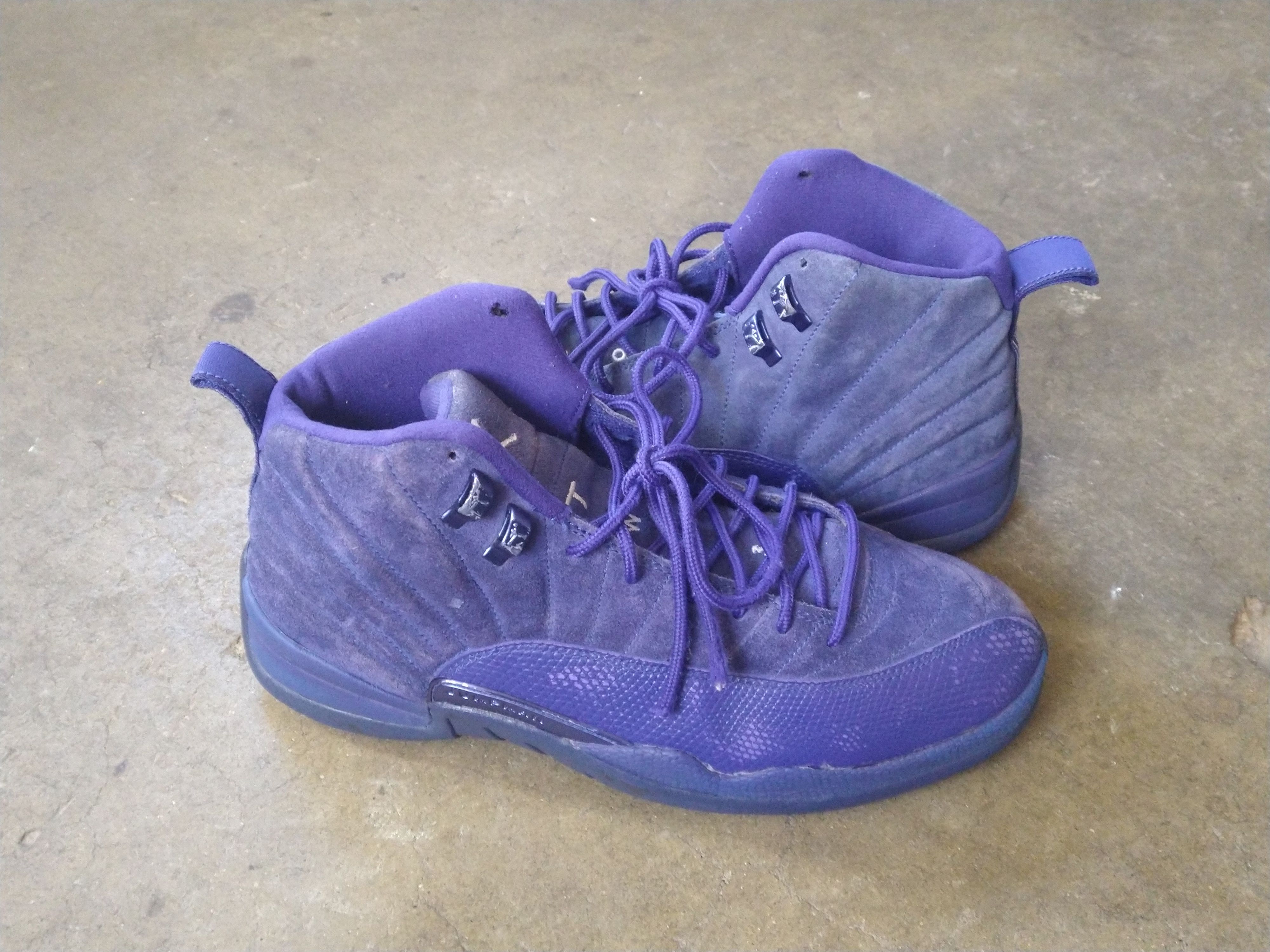 Jordan Brand Nike Air Jordan 12 Retro Deep Royal Blue 10 130690-400 Size US 10 / EU 43 - 2 Thumbnail