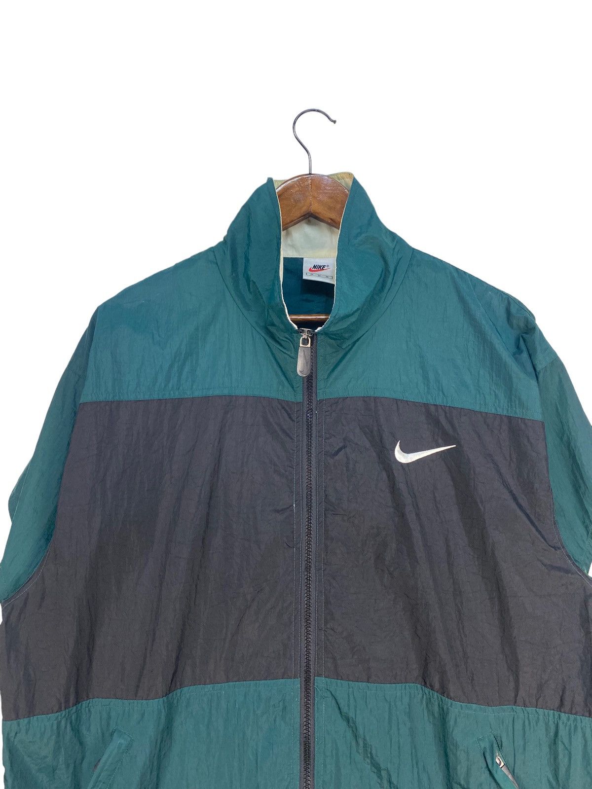 Nike Vintage 90s Nike Windbreaker Size US L / EU 52-54 / 3 - 3 Thumbnail