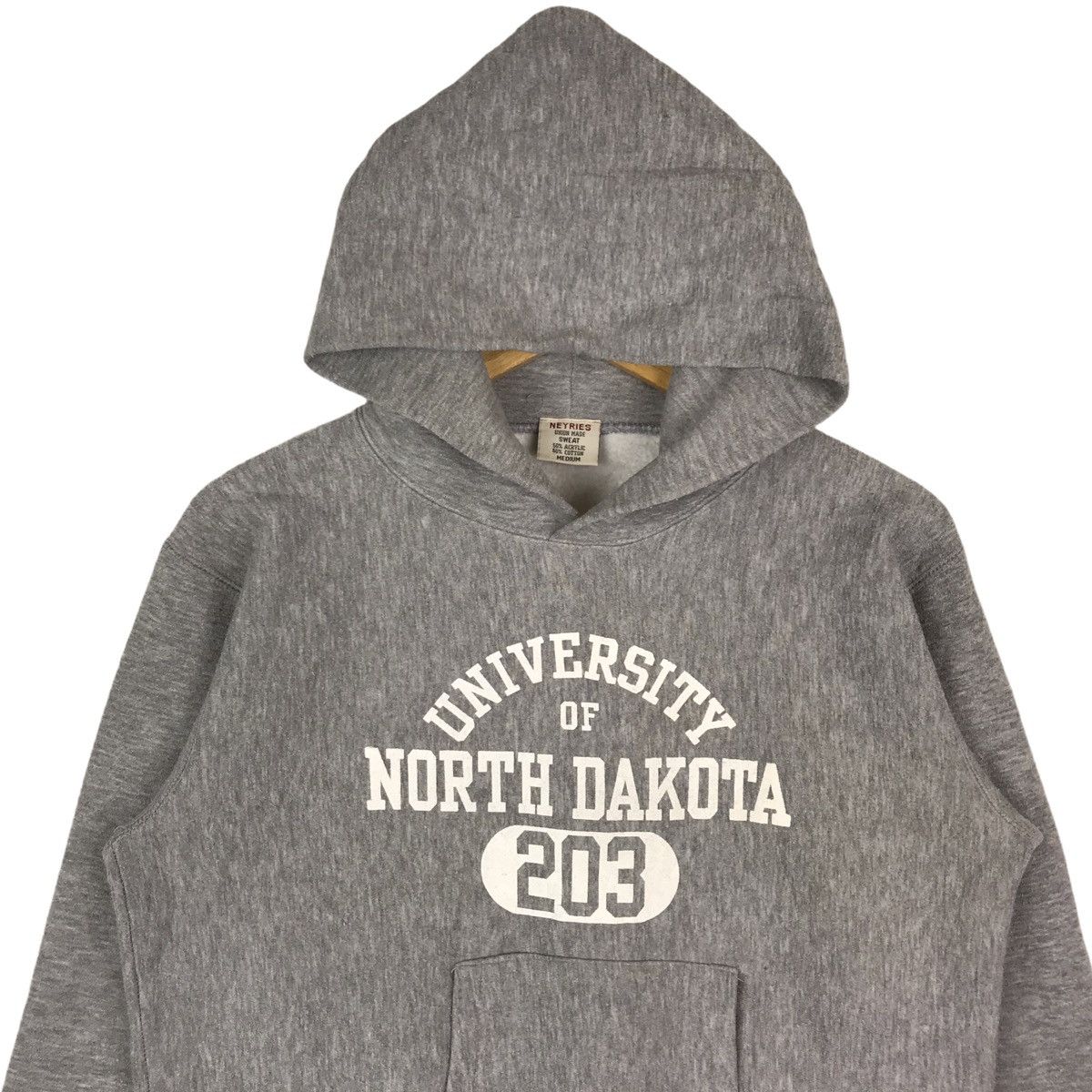 Vintage Vintage University North Dakota Hoodie Pullover Sweatshirt Size US M / EU 48-50 / 2 - 2 Thumbnail