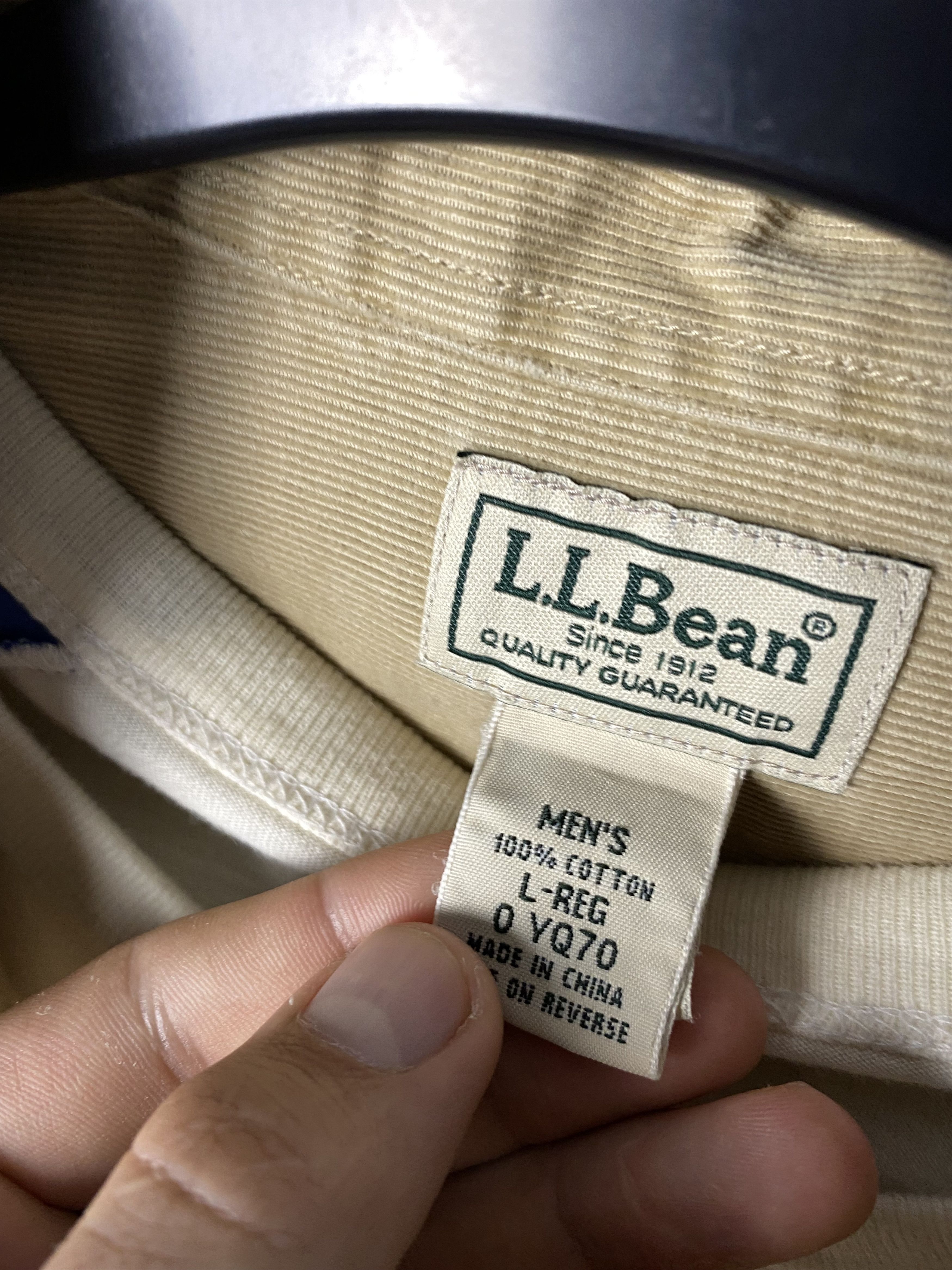 L.L. Bean L.L. Bean Vintage Mens Corduroy Flannel Shirt Size US L / EU 52-54 / 3 - 4 Thumbnail