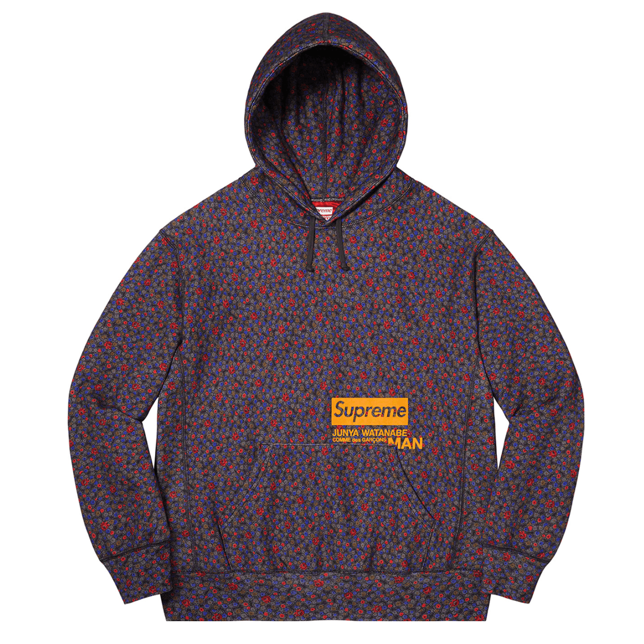 Supreme Supreme Junya Watanabe Floral Print Box Logo Hoodie FW21