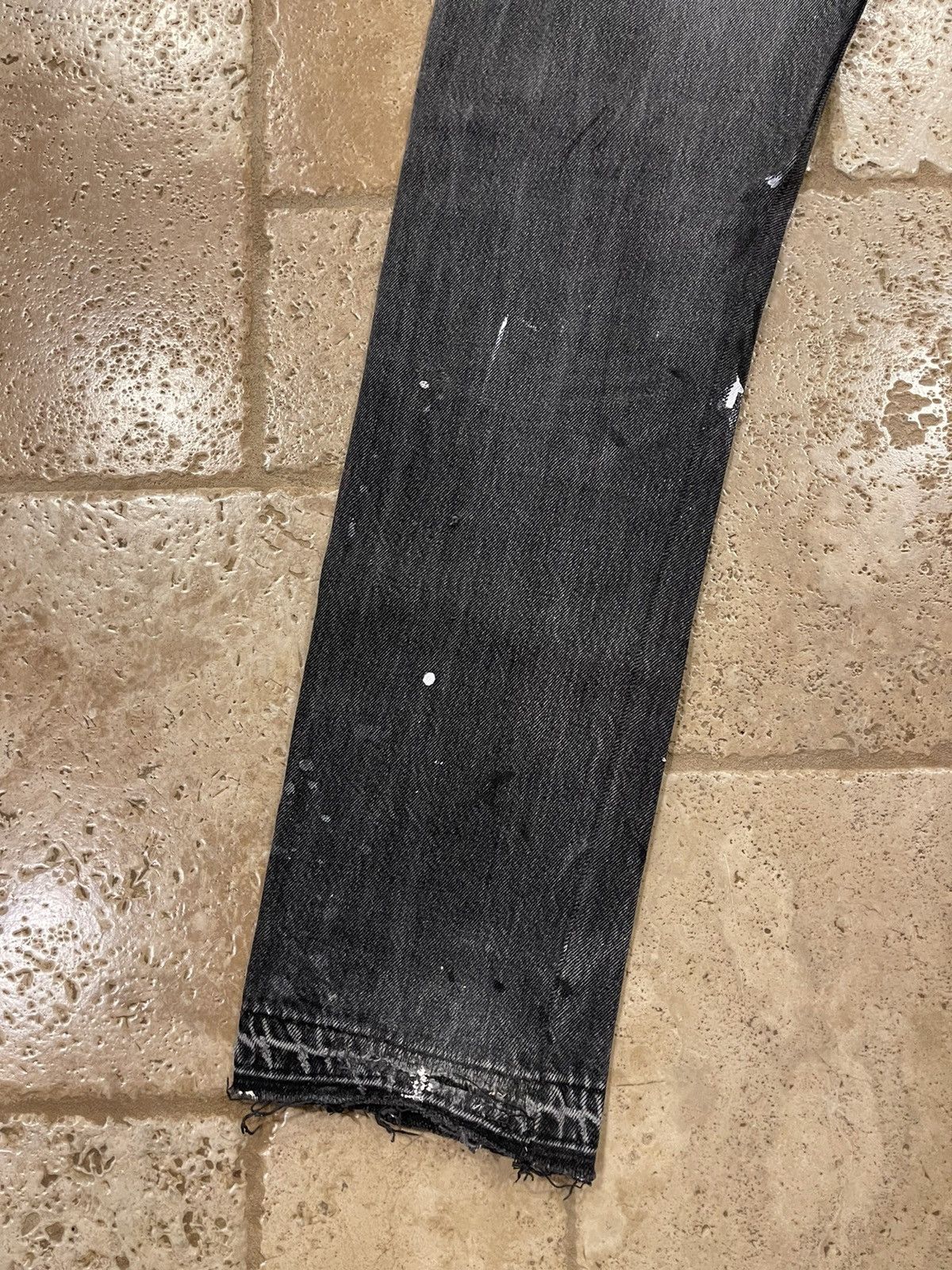Gallery Dept. Gallery Dept 5001 Two Face Painted Black Denim 1 of 2 Size US 32 / EU 48 - 12 Thumbnail