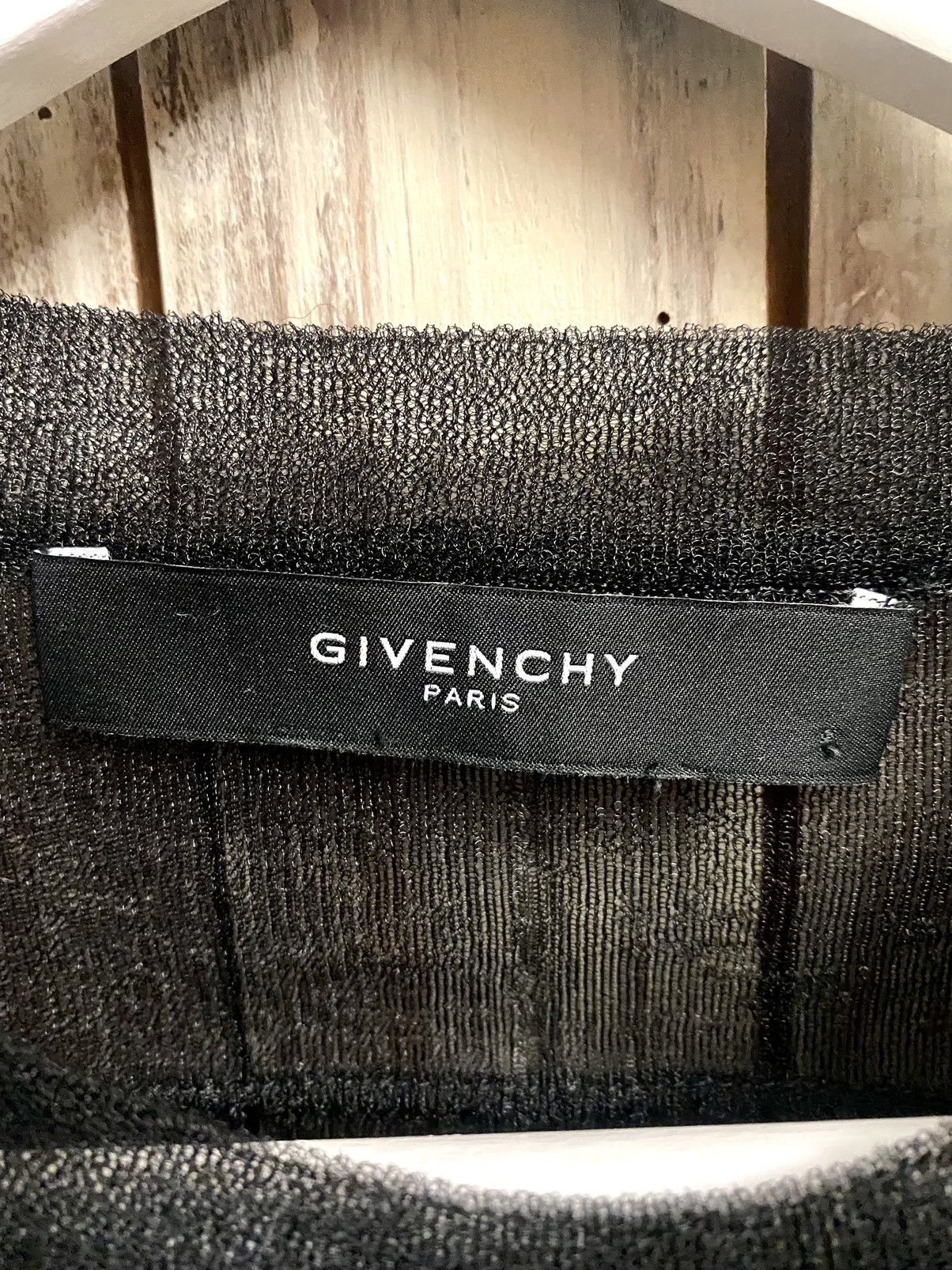 Givenchy Sheer transparent neoprene top Givenchy by Tisci 2014 Size US M / EU 48-50 / 2 - 2 Thumbnail