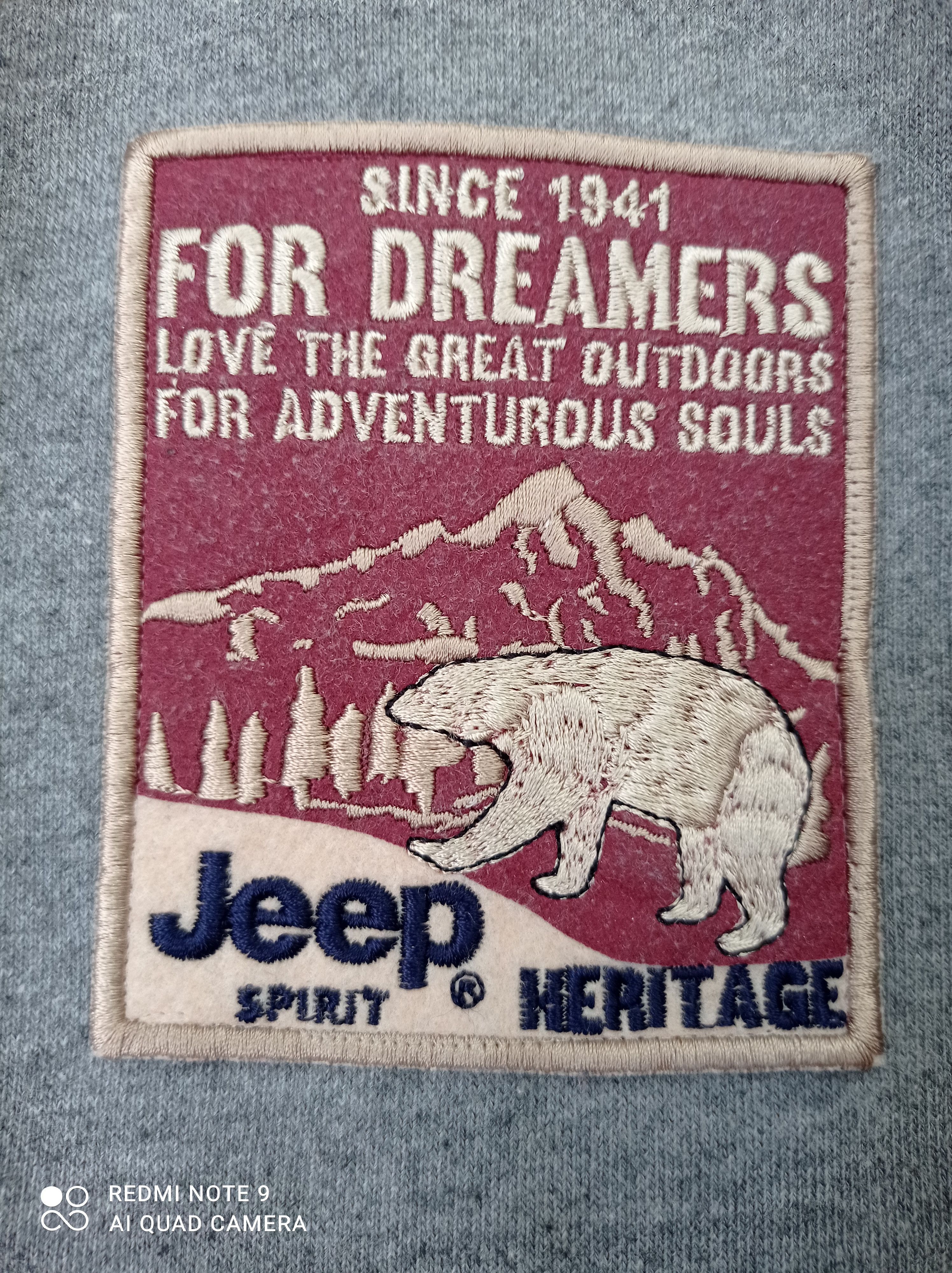 Jeep unique sweatshirt jeep outdoor life Korea style size XL💥 Size US XL / EU 56 / 4 - 4 Thumbnail