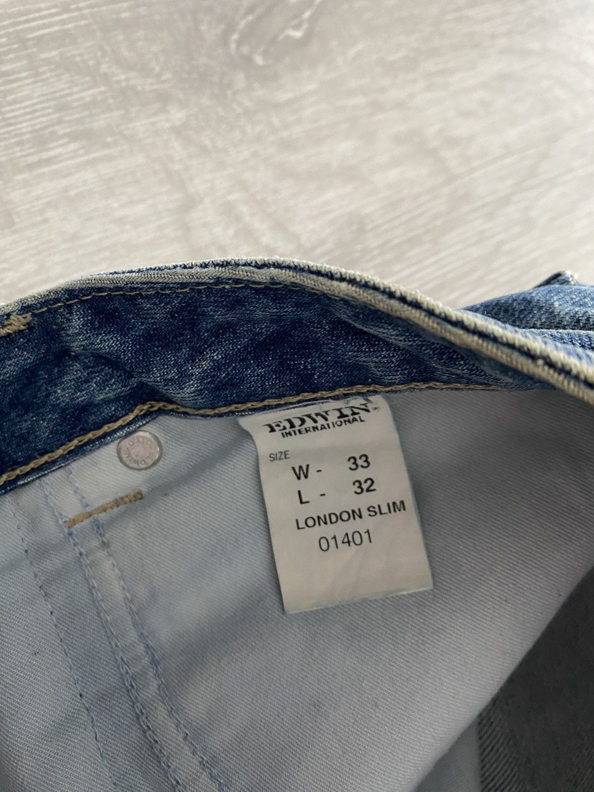 Edwin Edwin vintage blue jeans Japanese denim pants Size US 33 - 6 Thumbnail