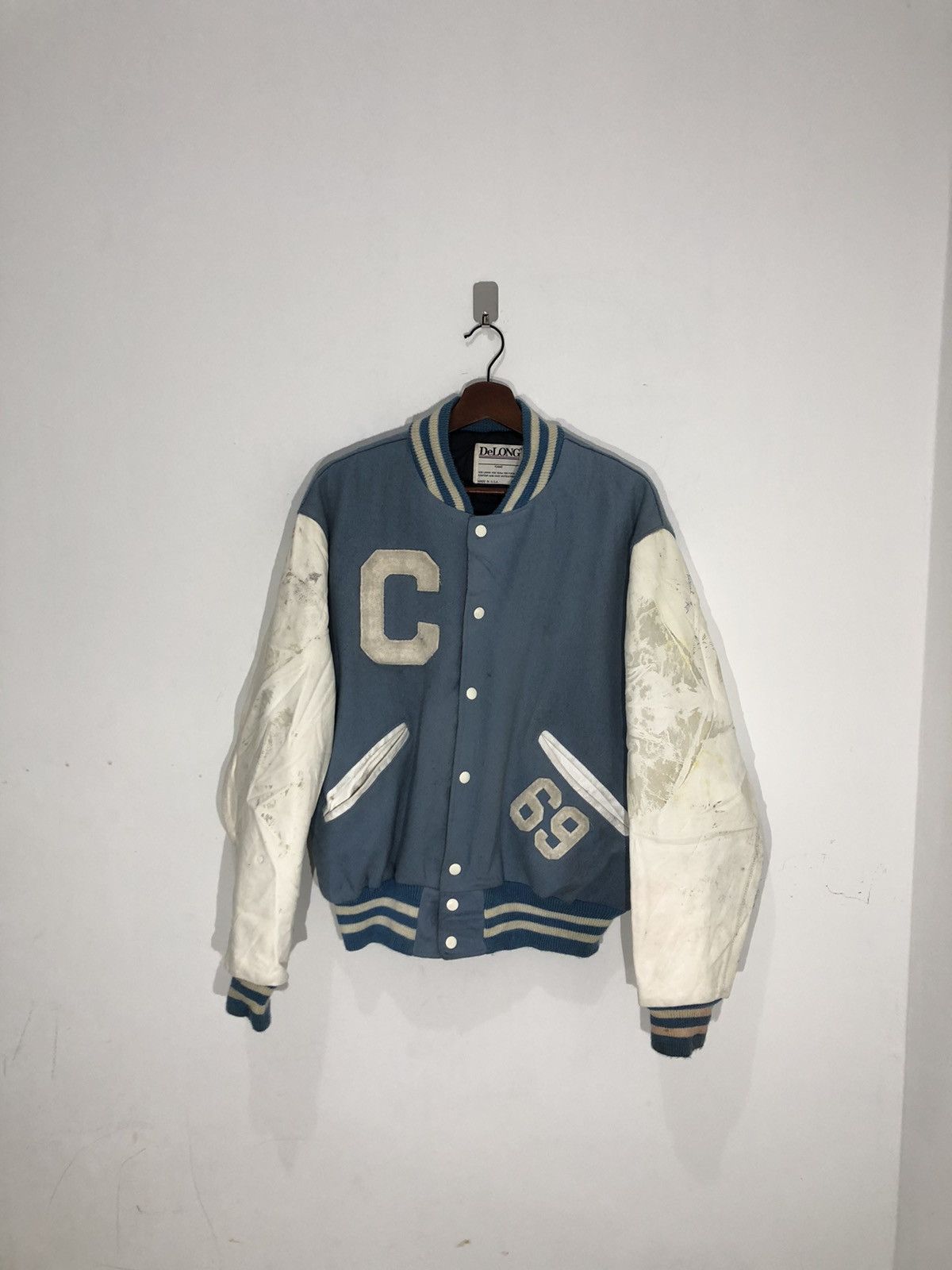 Delong Comatock Colts Big Logo Delong Varsity Jacket Size US L / EU 52-54 / 3 - 3 Thumbnail