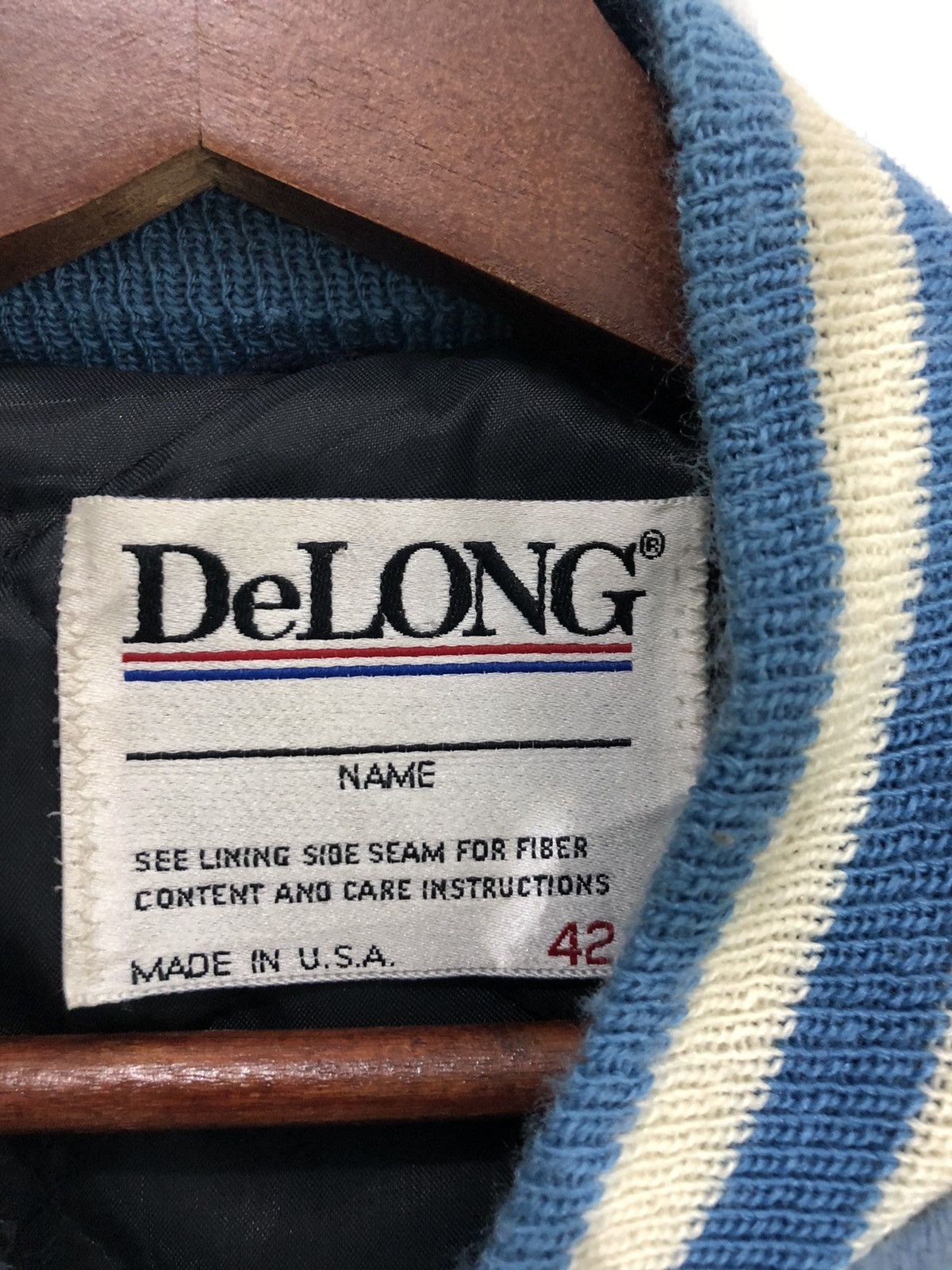 Delong Comatock Colts Big Logo Delong Varsity Jacket Size US L / EU 52-54 / 3 - 5 Thumbnail