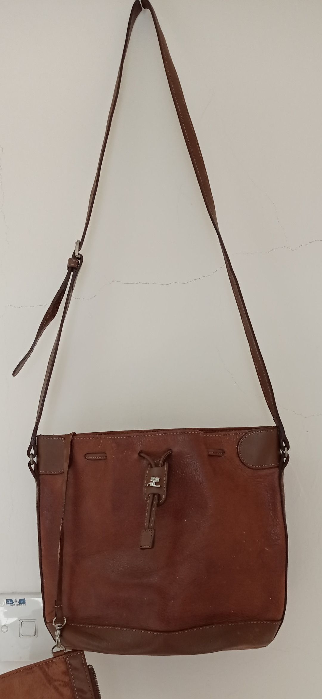 Courreges × Japanese Brand × Leather 💃Nice Japanese Brand shoulder bag courreges 🕺 Size ONE SIZE - 3 Thumbnail