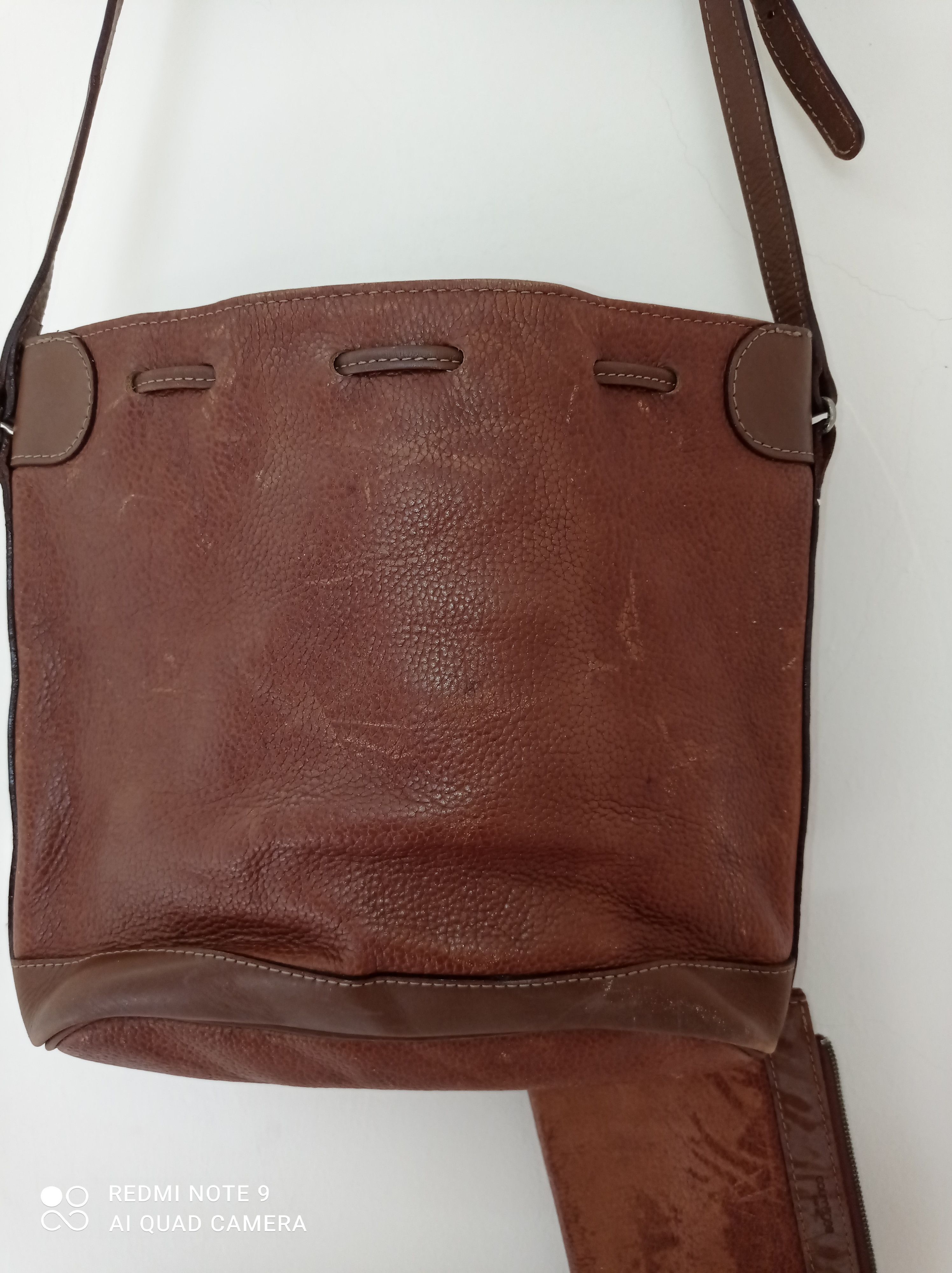Courreges × Japanese Brand × Leather 💃Nice Japanese Brand shoulder bag courreges 🕺 Size ONE SIZE - 4 Thumbnail