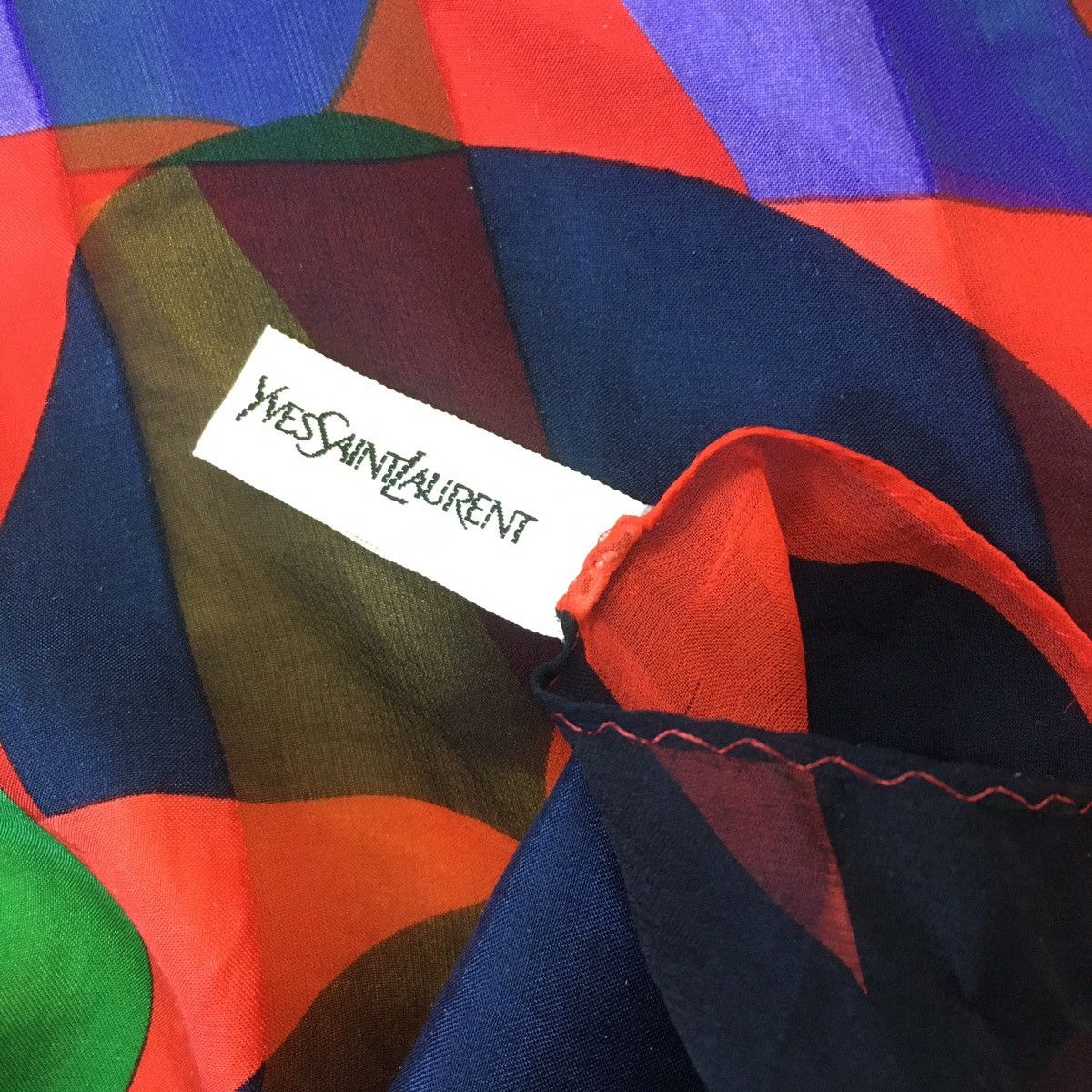 Yves Saint Laurent YSL Colour way Scarf / Neckerchief Size ONE SIZE - 5 Thumbnail