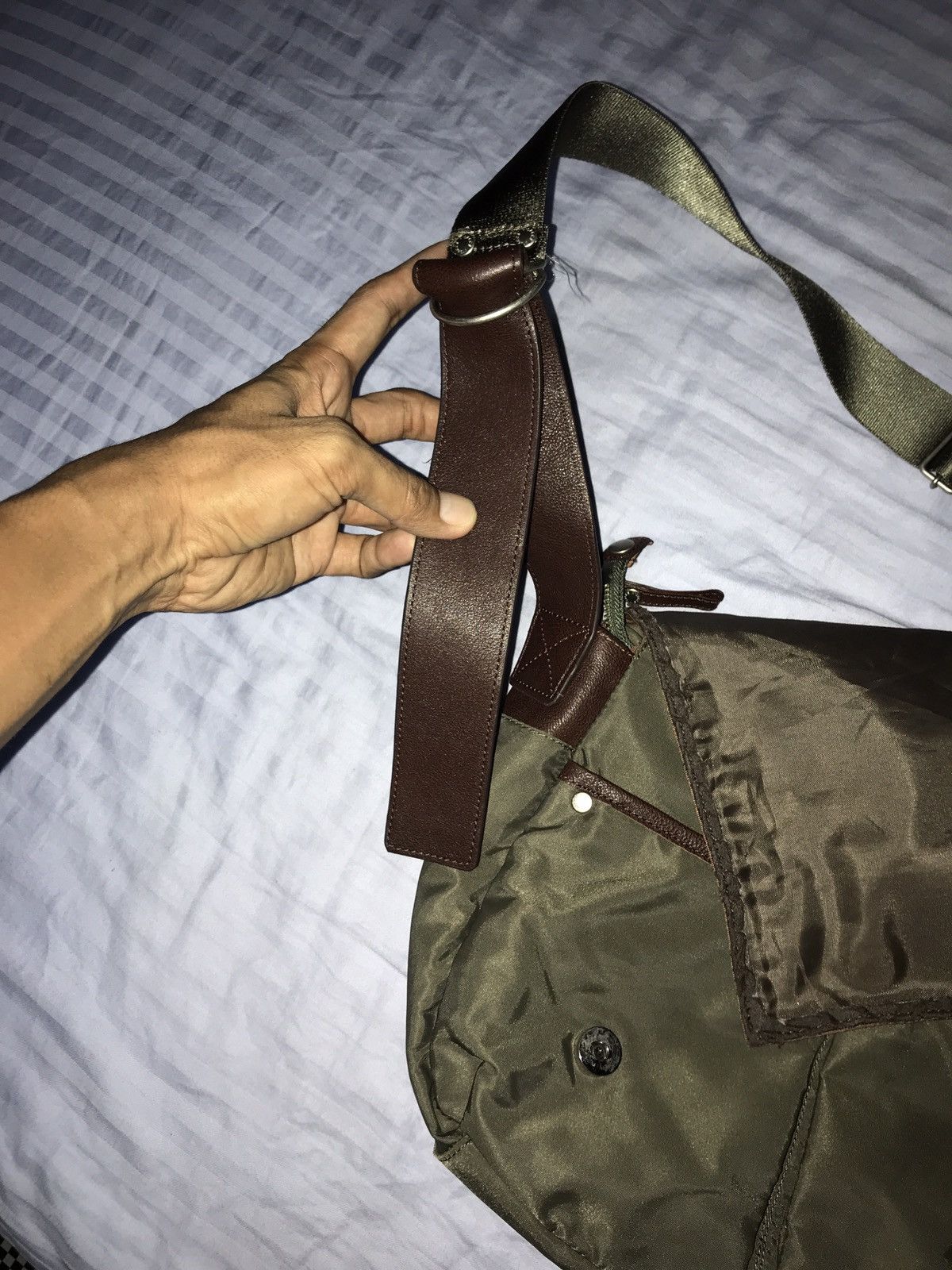 Yohji Yamamoto 🔥FINAL DROP🔥YOHJI YAMAMOTO Y'saccs nylon kevlar leather Size ONE SIZE - 12 Thumbnail