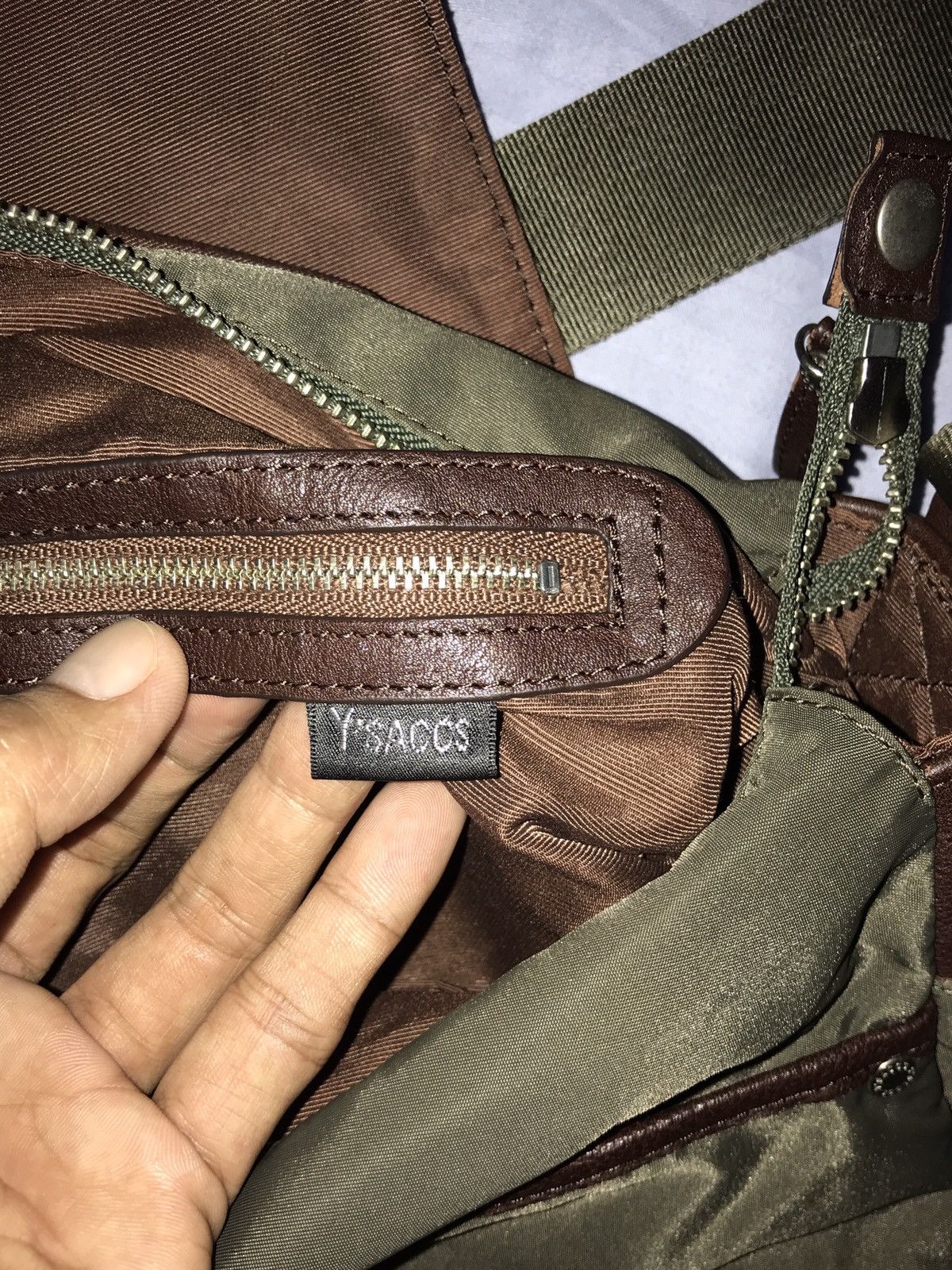 Yohji Yamamoto 🔥FINAL DROP🔥YOHJI YAMAMOTO Y'saccs nylon kevlar leather Size ONE SIZE - 9 Thumbnail