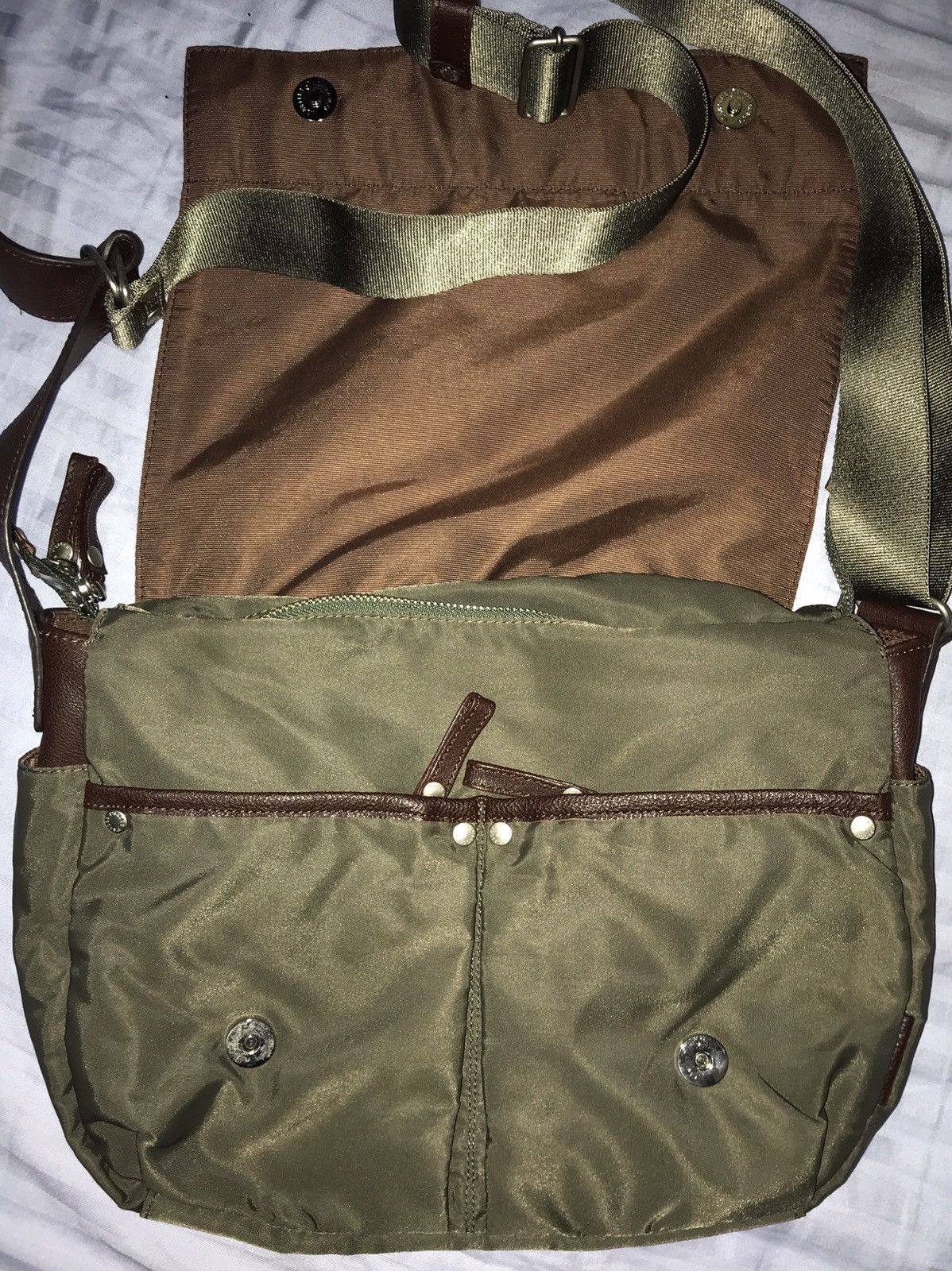 Yohji Yamamoto 🔥FINAL DROP🔥YOHJI YAMAMOTO Y'saccs nylon kevlar leather Size ONE SIZE - 4 Thumbnail