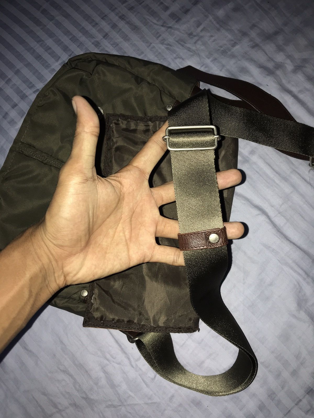 Yohji Yamamoto 🔥FINAL DROP🔥YOHJI YAMAMOTO Y'saccs nylon kevlar leather Size ONE SIZE - 13 Thumbnail