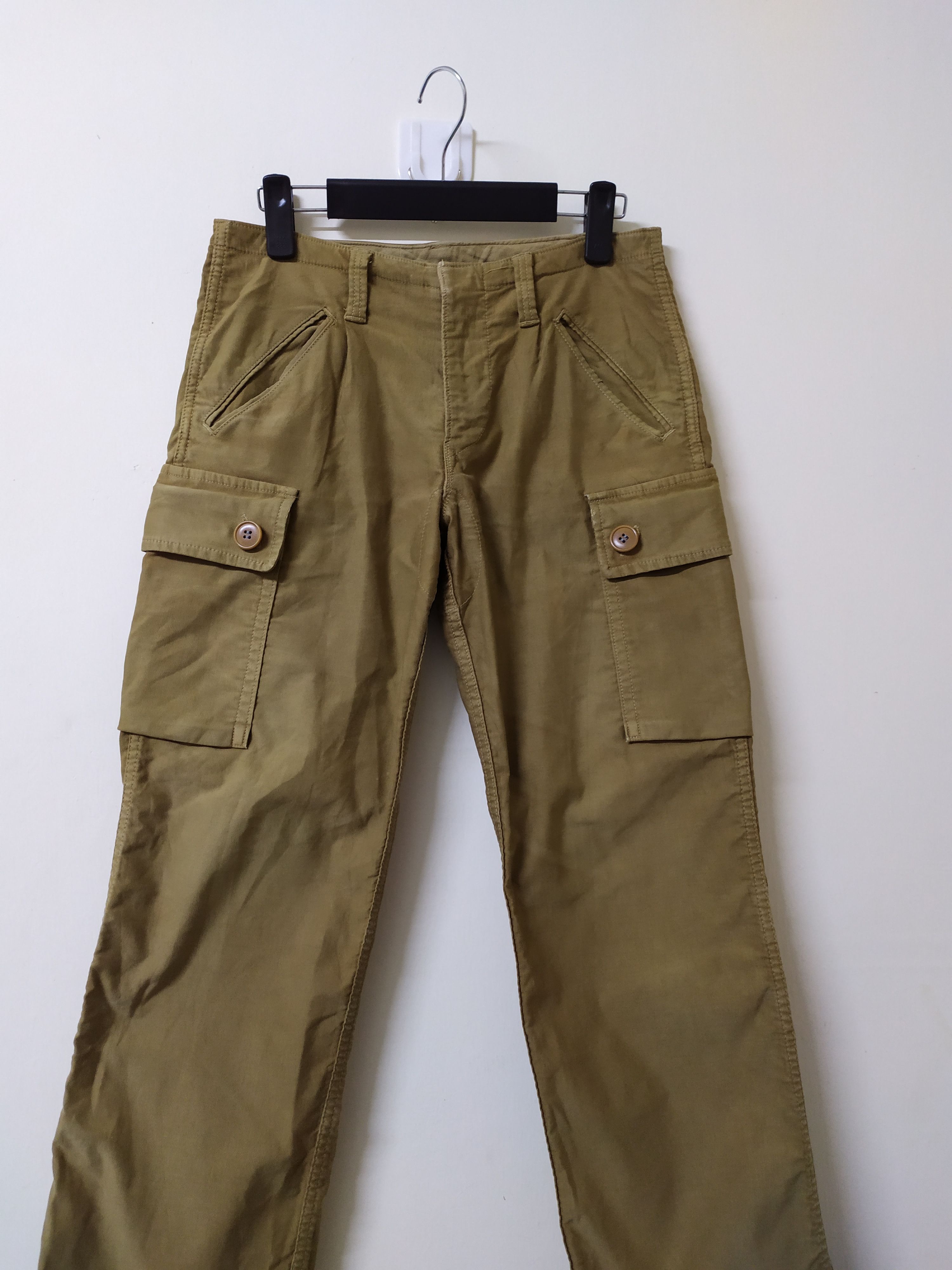 If Six Was Nine × Japanese Brand × Vintage HR JAPAN BROWN CARGO PANTS / TACTICAL PANTS Size US 29 - 2 Thumbnail