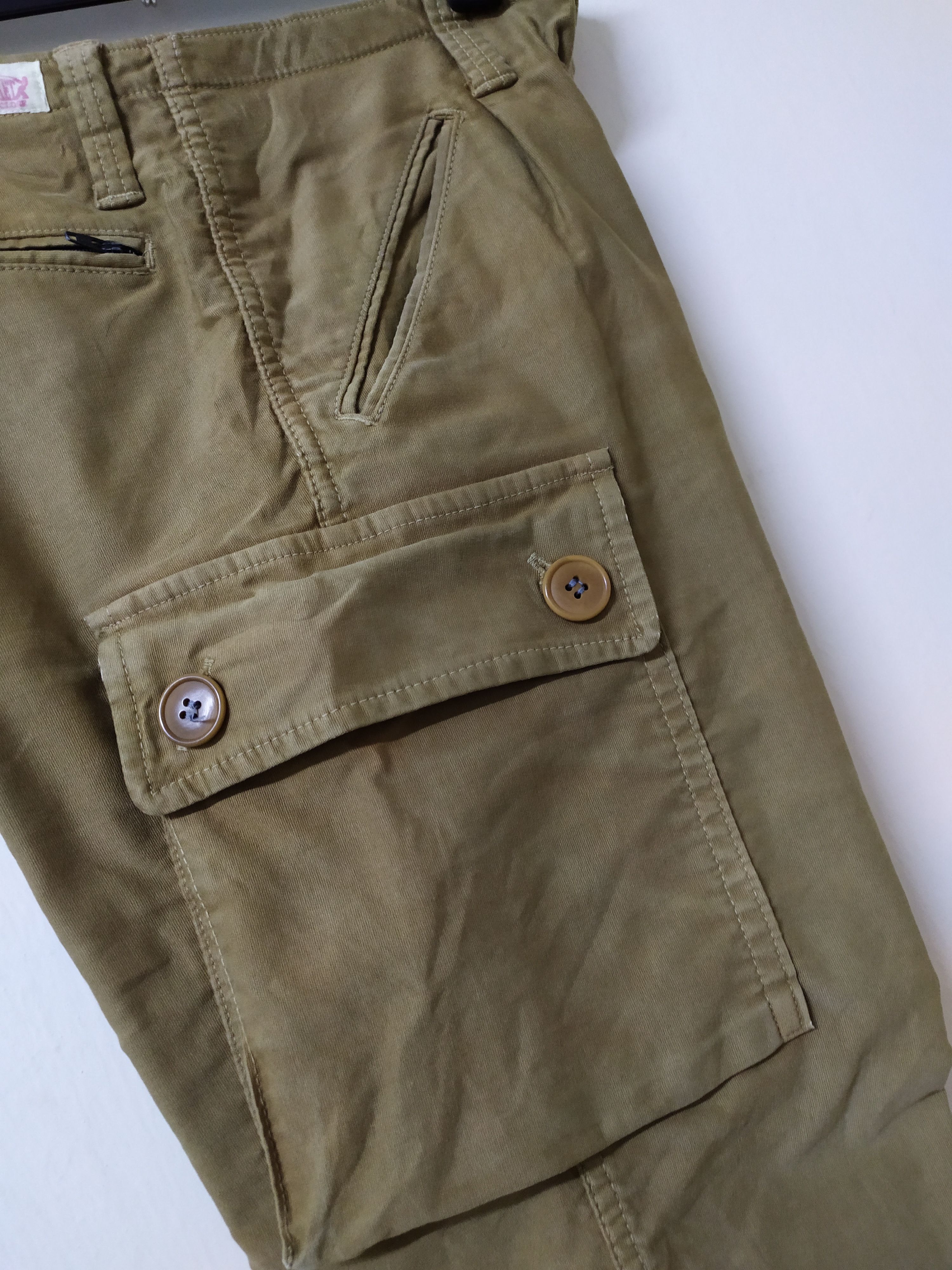 If Six Was Nine × Japanese Brand × Vintage HR JAPAN BROWN CARGO PANTS / TACTICAL PANTS Size US 29 - 14 Thumbnail