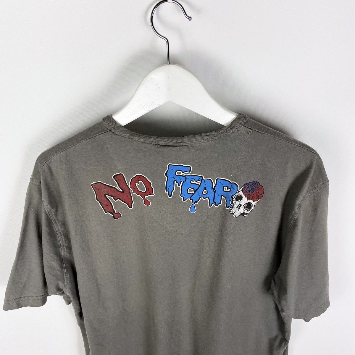 No Fear Vintage 90s No Fear Hockey Player Brain tee rare Size US XL / EU 56 / 4 - 3 Thumbnail