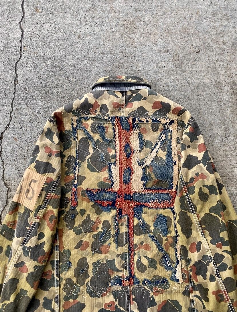Kapital HBT reverse Boro Union Jack Flag Field Duck Camo Chore Coat Size US S / EU 44-46 / 1 - 7 Thumbnail