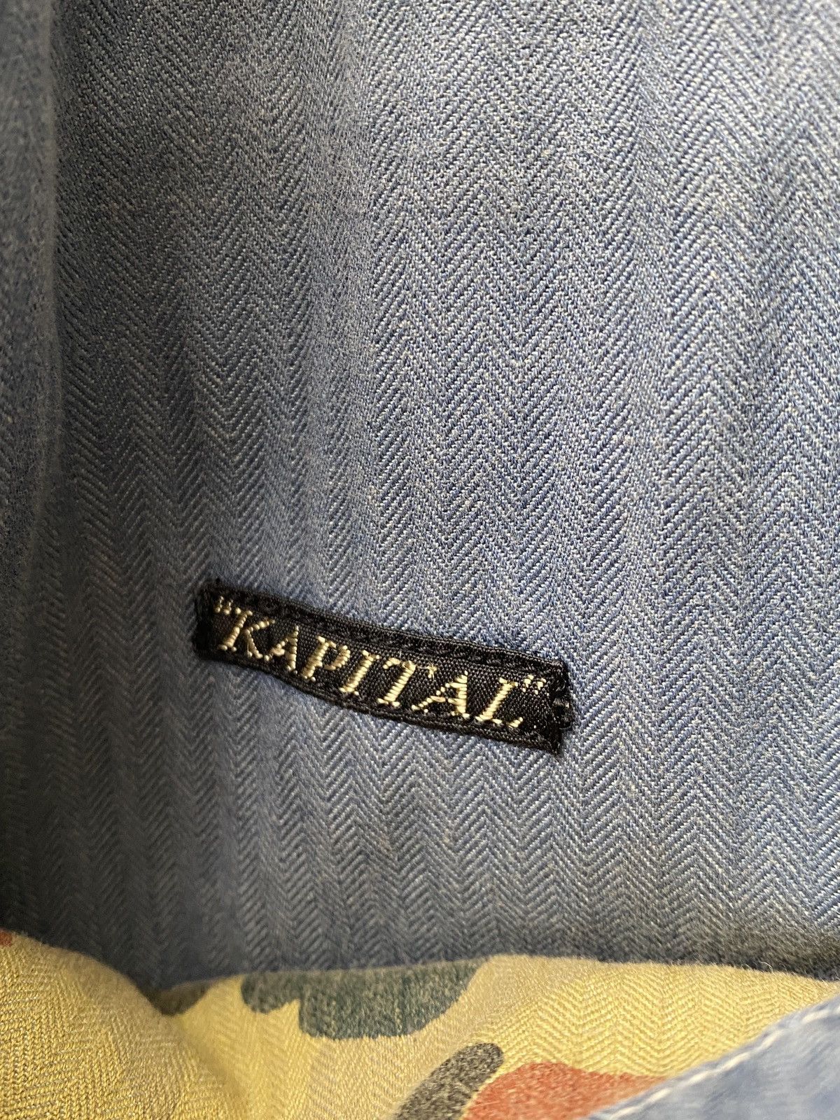 Kapital HBT reverse Boro Union Jack Flag Field Duck Camo Chore Coat Size US S / EU 44-46 / 1 - 16 Thumbnail