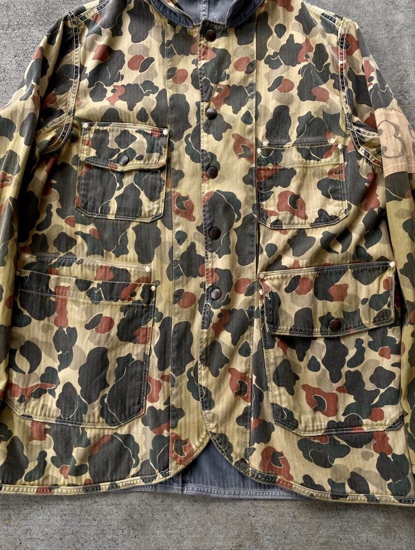 Kapital HBT reverse Boro Union Jack Flag Field Duck Camo Chore Coat Size US S / EU 44-46 / 1 - 12 Thumbnail