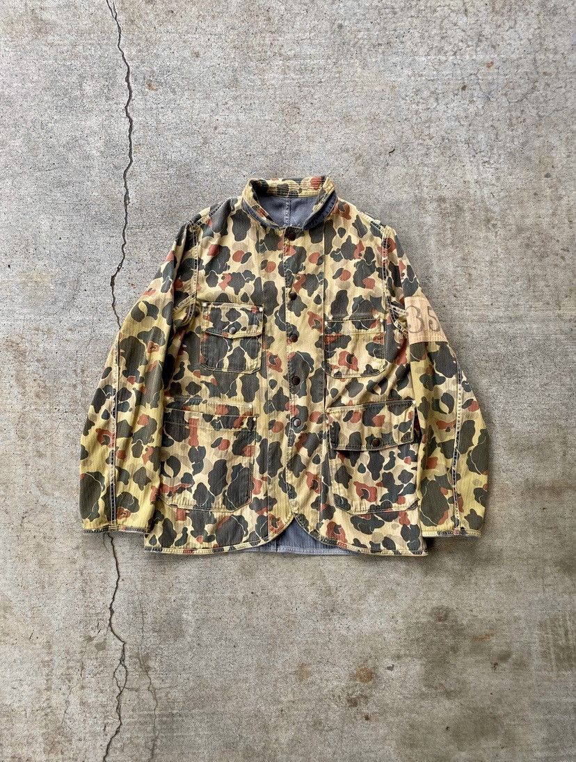 Kapital HBT reverse Boro Union Jack Flag Field Duck Camo Chore Coat Size US S / EU 44-46 / 1 - 3 Thumbnail