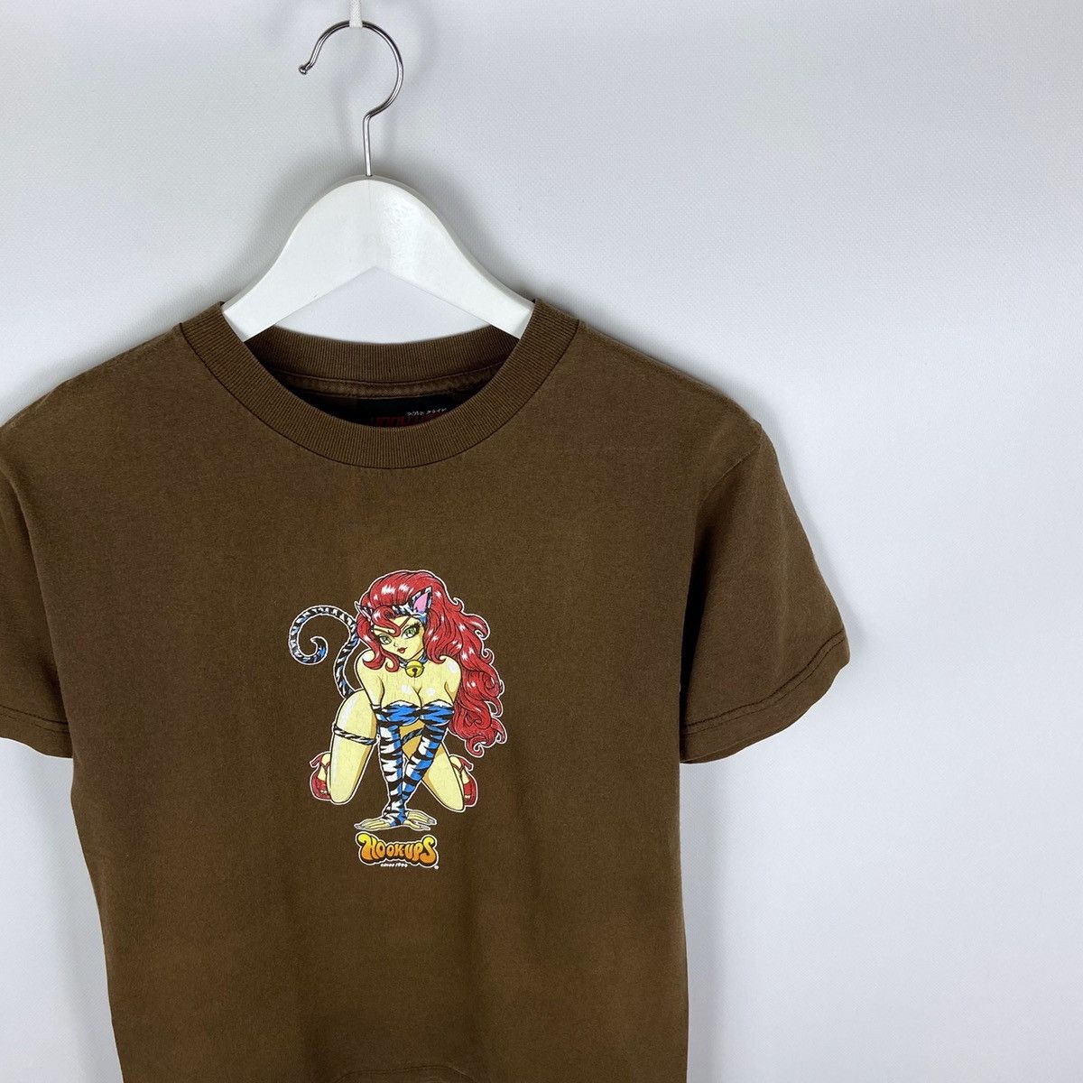 Hook-Ups Vintage 90’s Rare Hook-Ups Cat Girl tee USA Tony Hawk skate Size US S / EU 44-46 / 1 - 4 Thumbnail