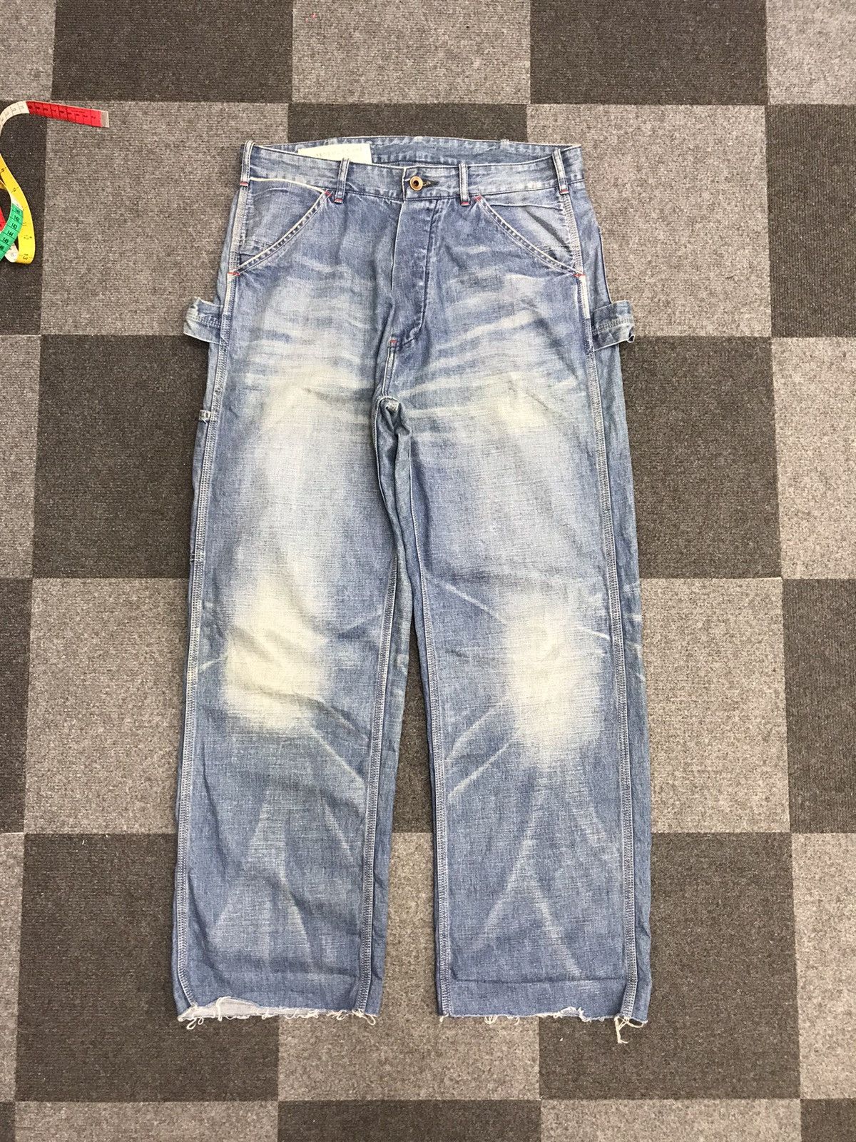 Japanese Brand REP LABEL Japan Selvedge Carpenter Pant Size US 33 - 1 Thumbnail