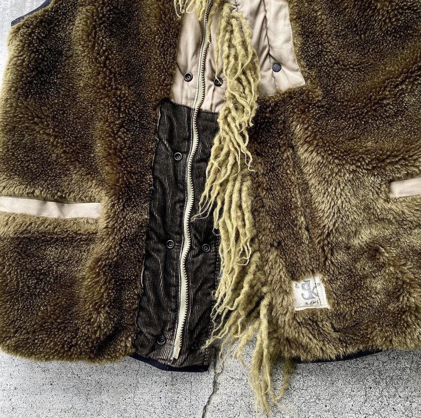 Kapital 2009 Arctic Reversible Eskimo fringes faux fur down vest Size US S / EU 44-46 / 1 - 6 Thumbnail
