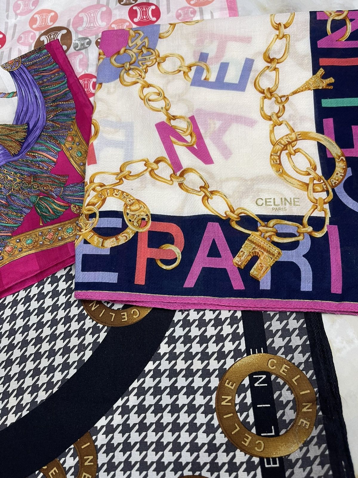 Celine 4 LUXURY CELINE BANDANA /HANDKERCHIEF Size ONE SIZE - 4 Thumbnail