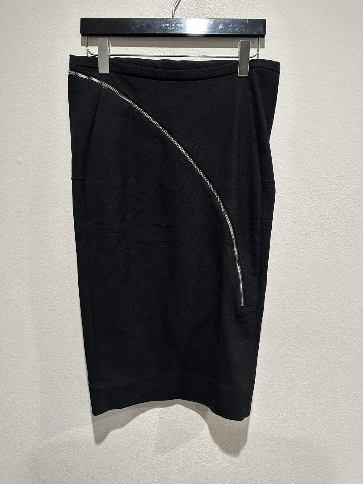 image of Rick Owens Fw14 Moody Aircut Skirt in Black, Women's (Size 34)