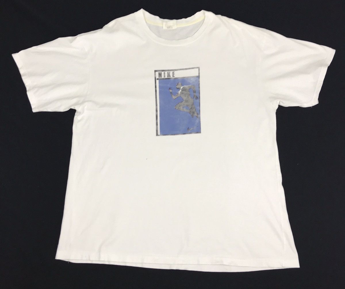 Other Vintage 90s Nike Running Big Logo Spell Out T Shirt Tee Size US XL / EU 56 / 4 - 2 Thumbnail