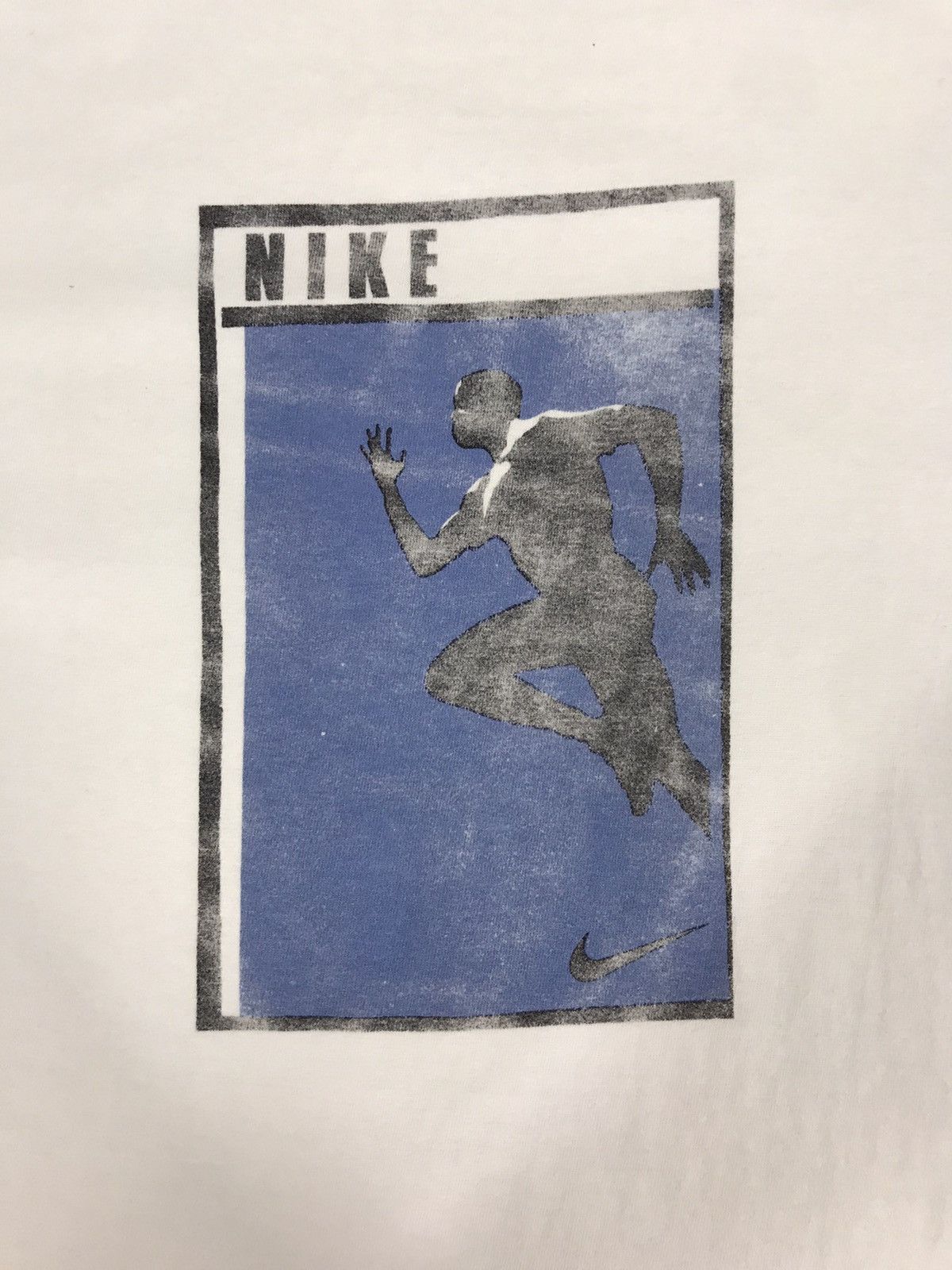 Other Vintage 90s Nike Running Big Logo Spell Out T Shirt Tee Size US XL / EU 56 / 4 - 3 Thumbnail