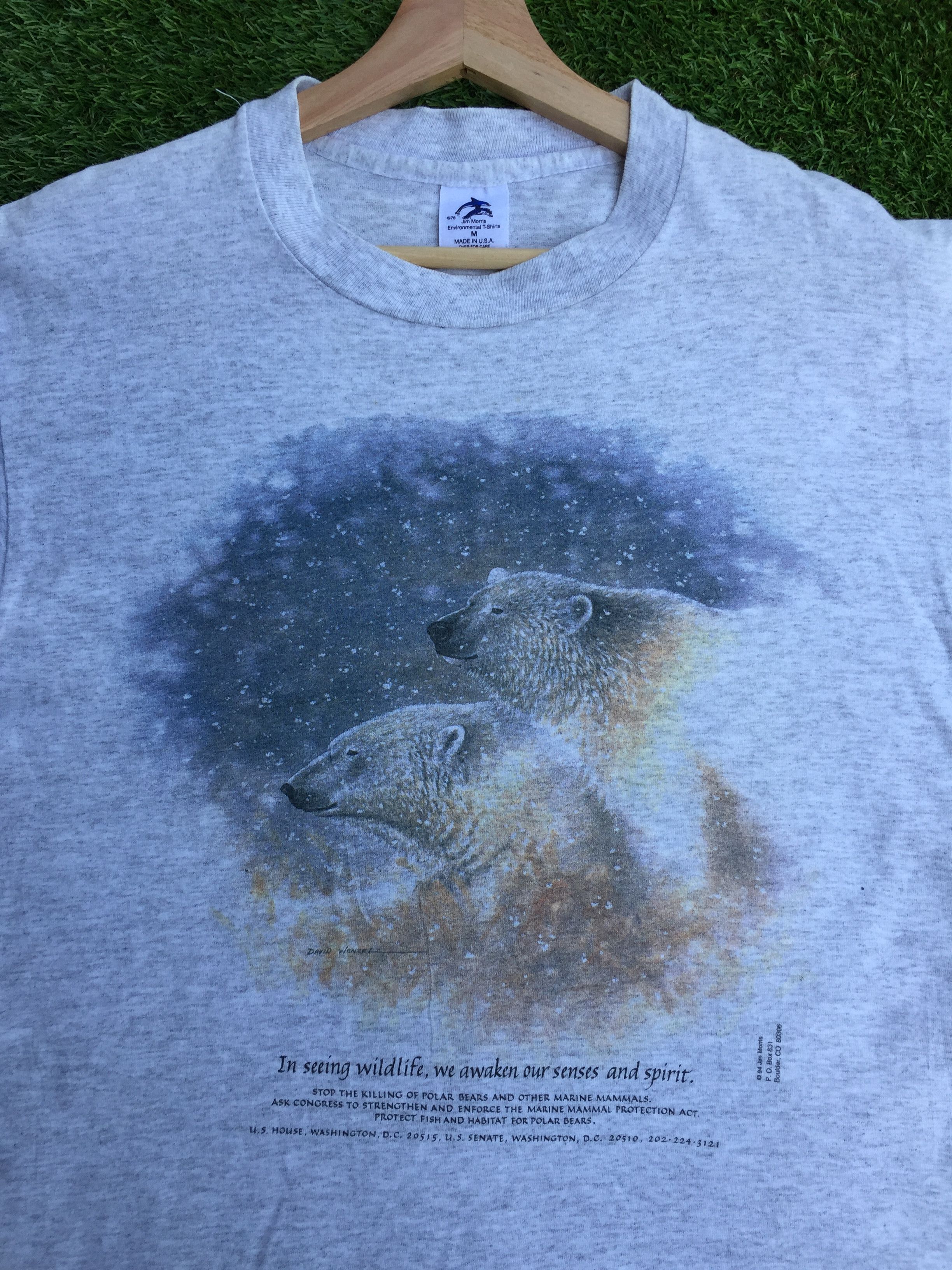 Habitat Vintage Jim Morris habitat and Environmental Tee Size US M / EU 48-50 / 2 - 2 Thumbnail