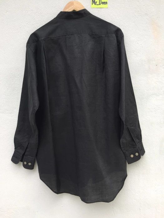 Lanvin Vintage 90s Lanvin Classique Black Casual Shirt Size US M / EU 48-50 / 2 - 8 Thumbnail