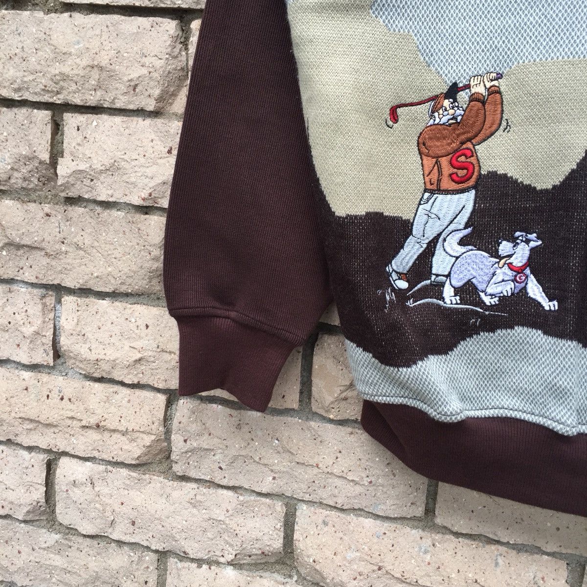 Japanese Brand × Vintage SANTAWORLD sweatshirt spell out big design embroidered logo Size US M / EU 48-50 / 2 - 6 Thumbnail