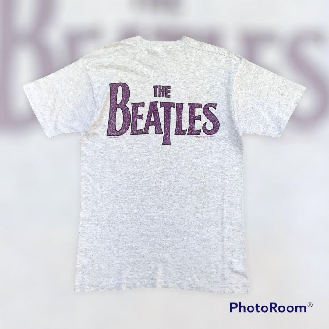 Band Tees 💥Vintage Rare 90s THE BEATLES Single Stitch FOTL Rock Tee Size US L / EU 52-54 / 3 - 2 Thumbnail
