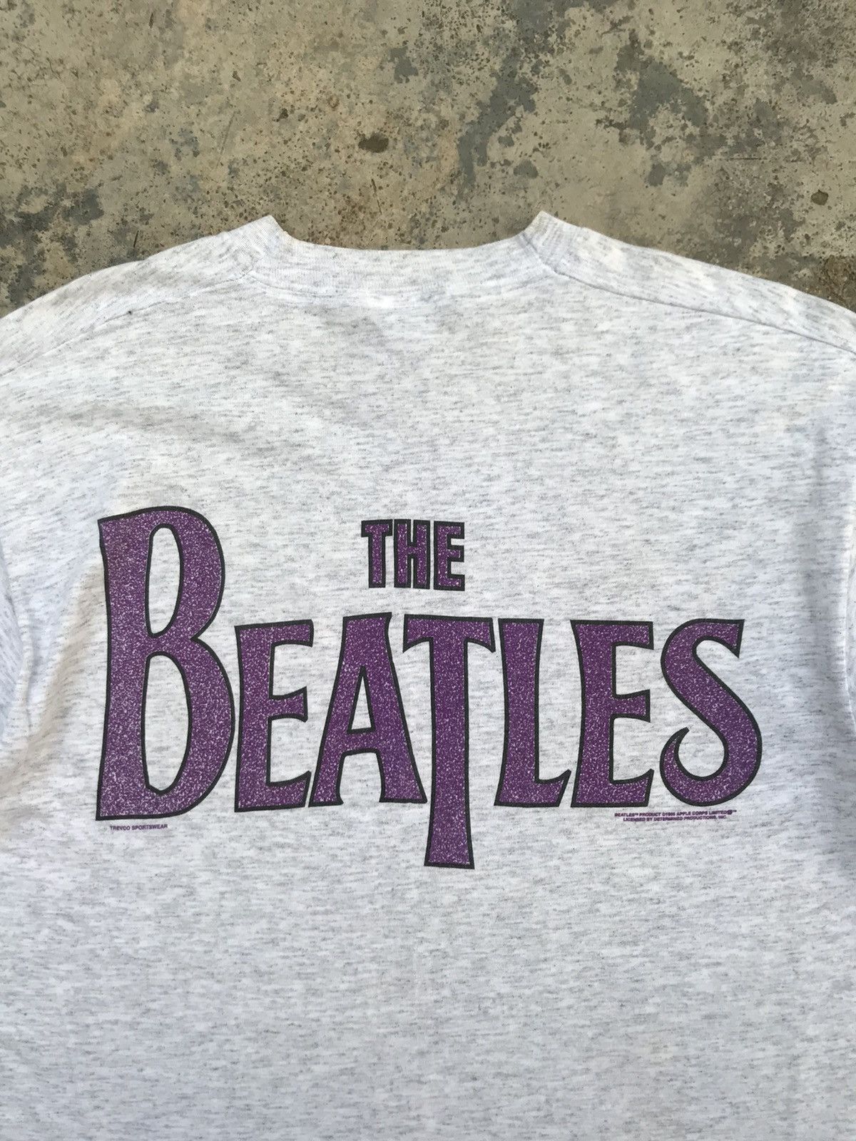 Band Tees 💥Vintage Rare 90s THE BEATLES Single Stitch FOTL Rock Tee Size US L / EU 52-54 / 3 - 9 Thumbnail