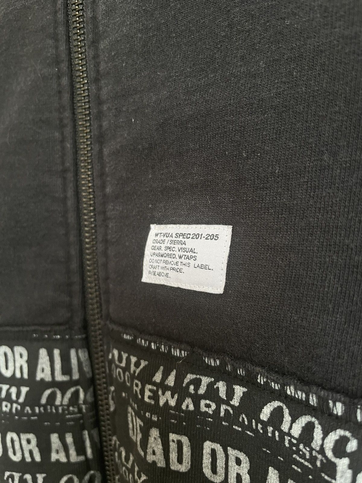 Wtaps Wtaps Spec 201-205 Zipper Sweatshirt Size US L / EU 52-54 / 3 - 13 Thumbnail