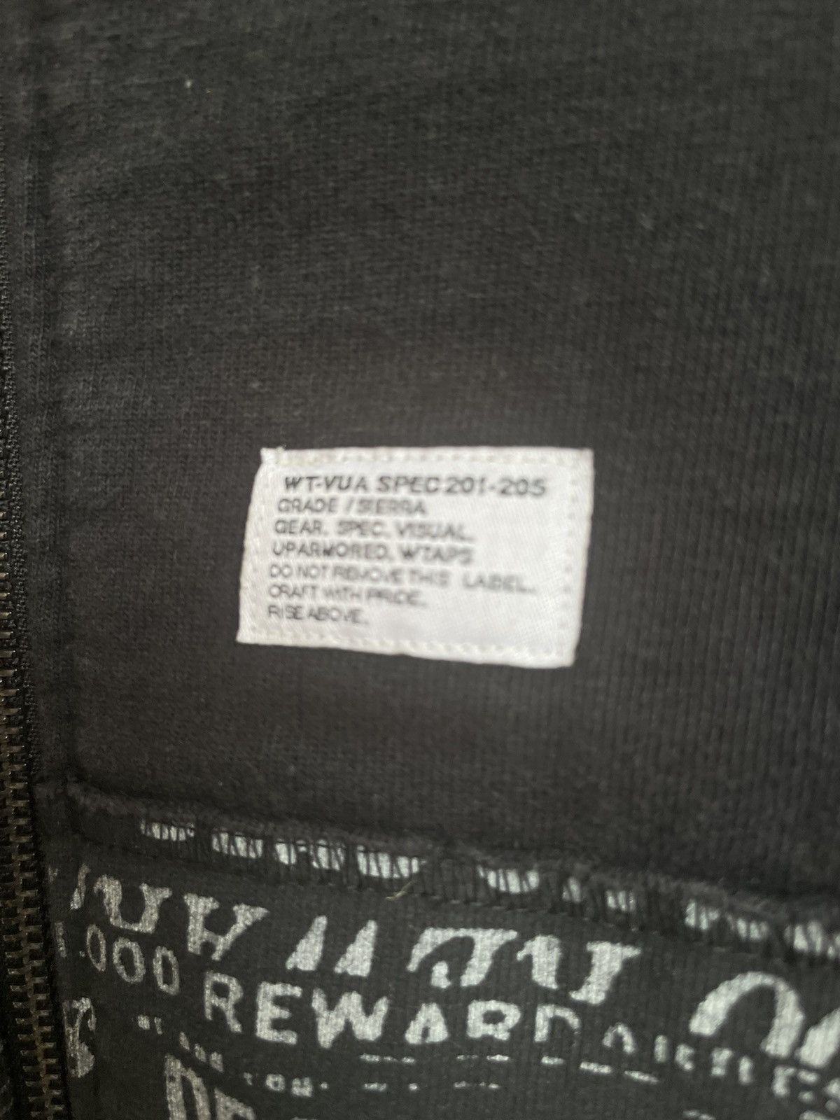 Wtaps Wtaps Spec 201-205 Zipper Sweatshirt Size US L / EU 52-54 / 3 - 12 Thumbnail
