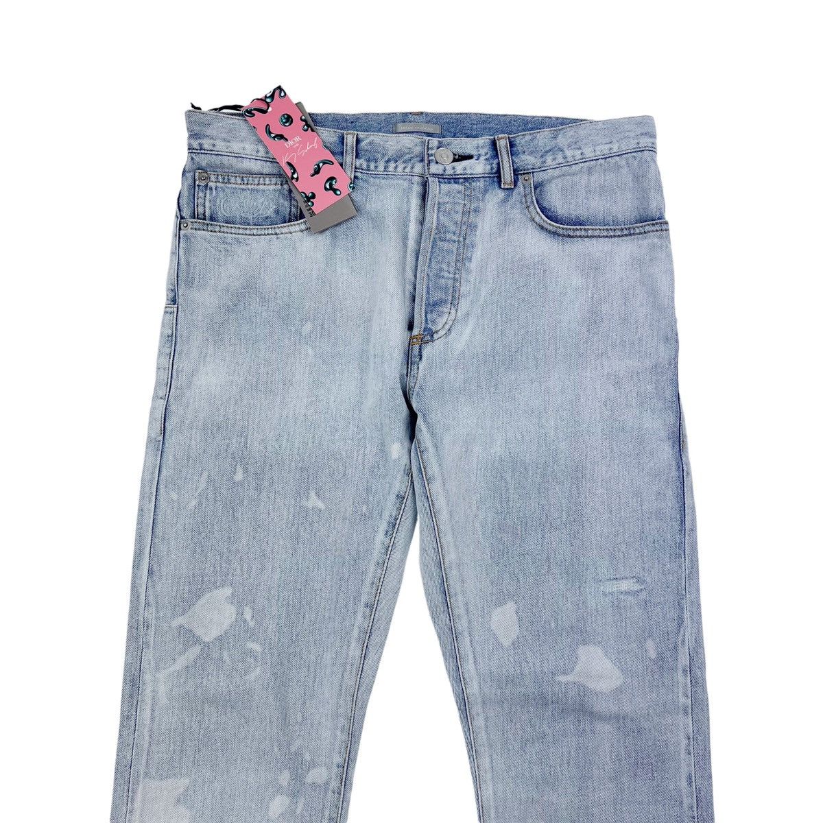 image of Christian Dior X Kenny Scharf Jeans in Blue, Men's (Size 30)