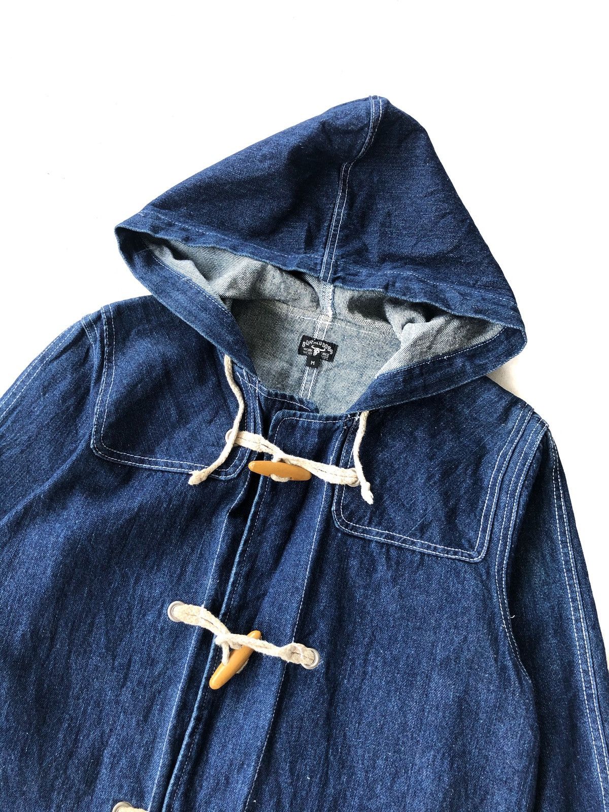 BUFFALO BOBS Indigo Buffalo Boobs 🇯🇵 Duffle Coat Jacket Kapital Size US M / EU 48-50 / 2 - 2 Thumbnail