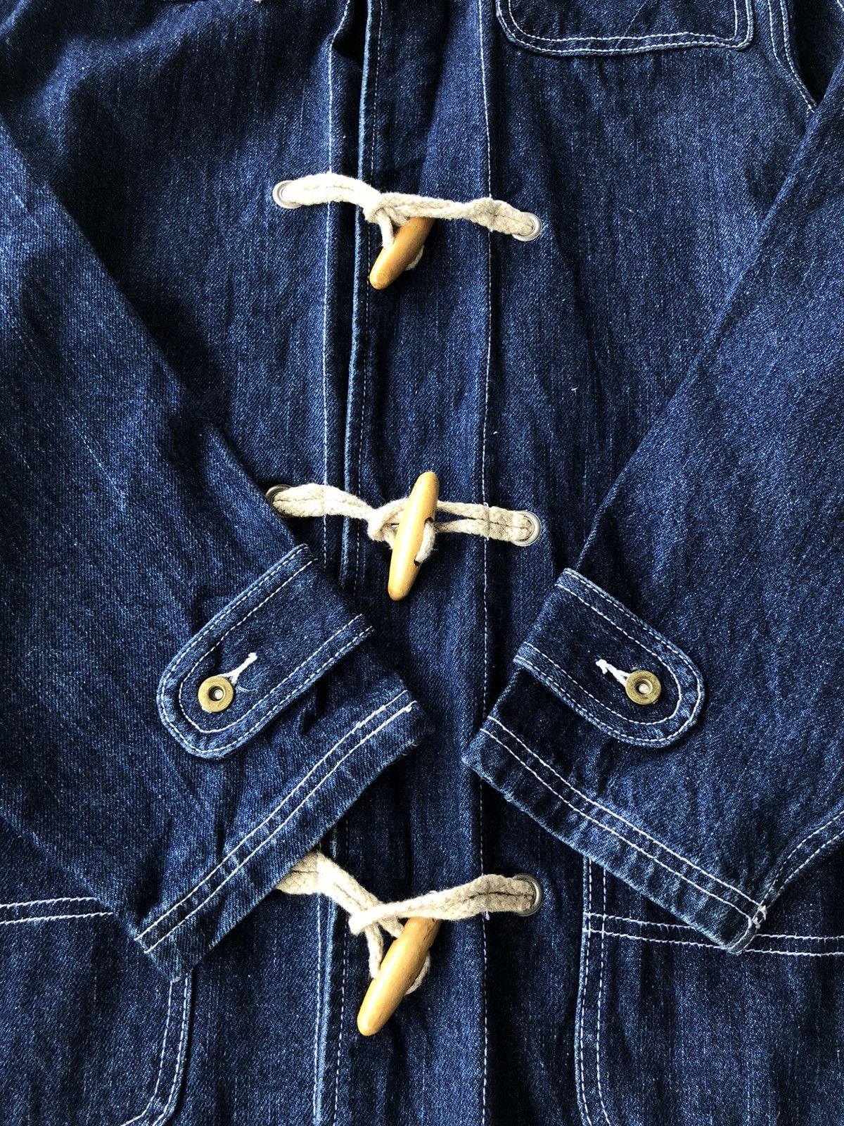 BUFFALO BOBS Indigo Buffalo Boobs 🇯🇵 Duffle Coat Jacket Kapital Size US M / EU 48-50 / 2 - 4 Thumbnail
