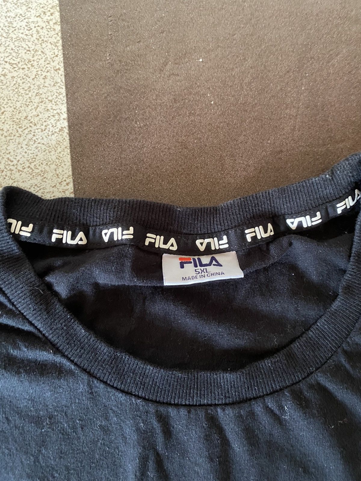 Fila Vintage Fila Big Logo Sleeveless T Shirt Size US XXL / EU 58 / 5 - 5 Thumbnail
