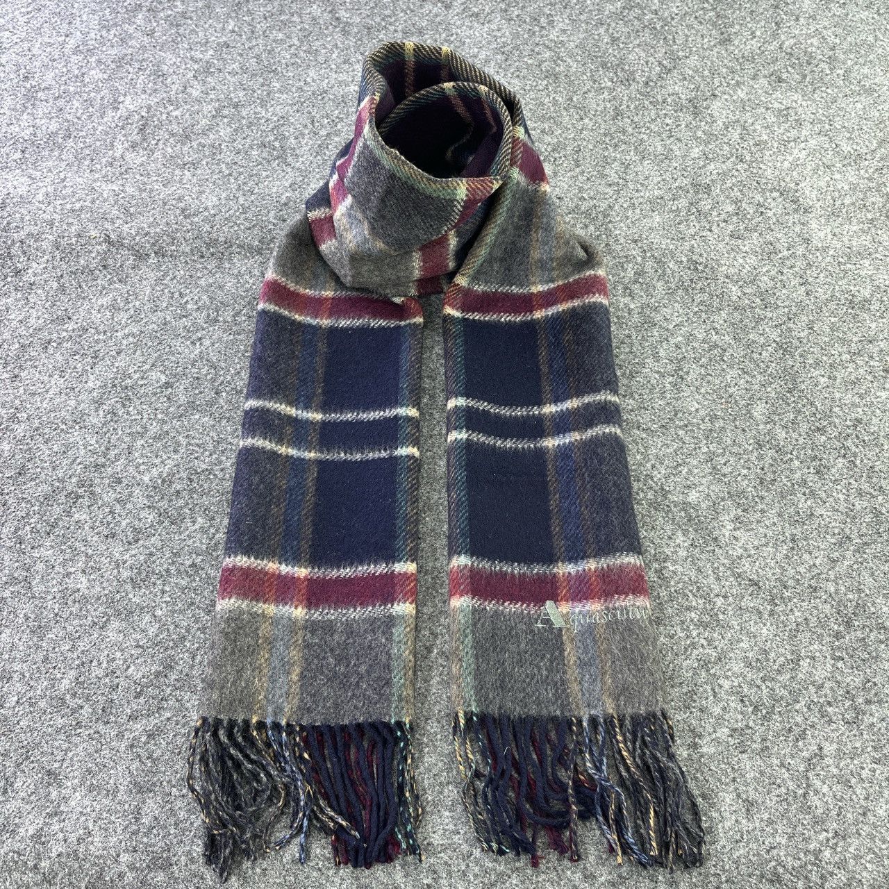 Aquascutum Aquascutum Wool Scarf / Muffler / Neckwear T103 Size ONE SIZE - 5 Thumbnail