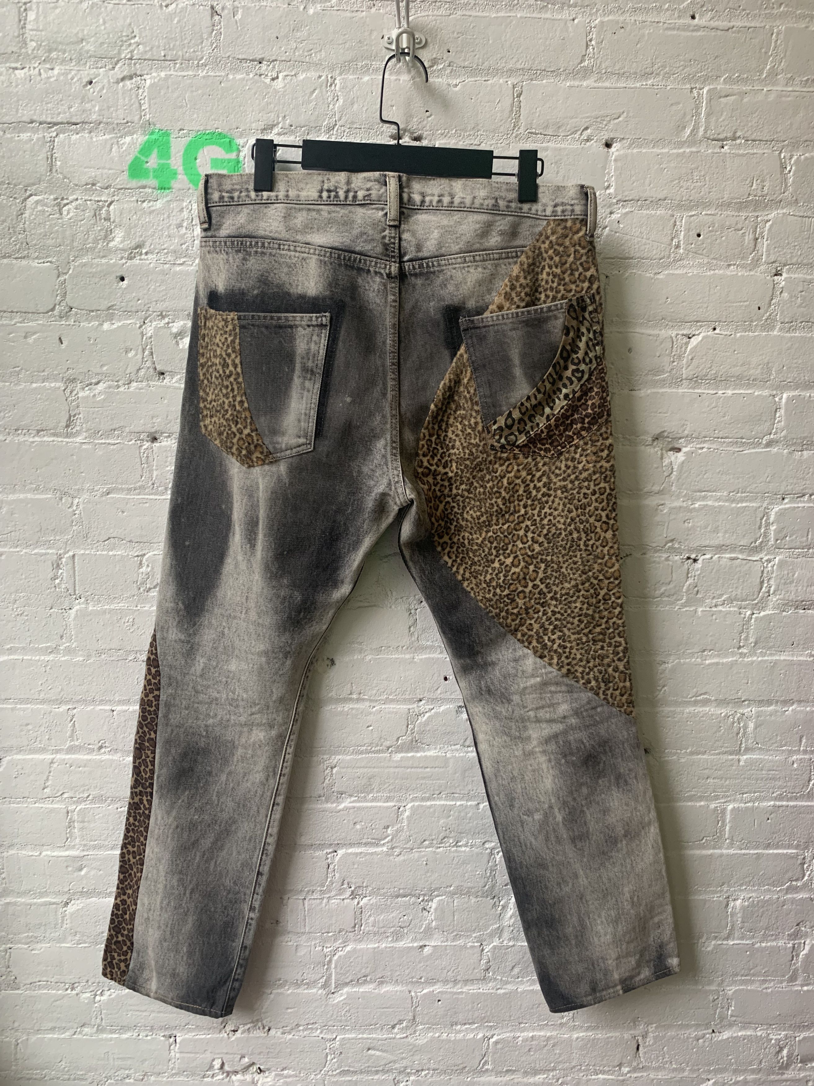 Kapital Kapital leopard patchwork jeans Sz 36 Size US 36 / EU 52 - 2 Thumbnail